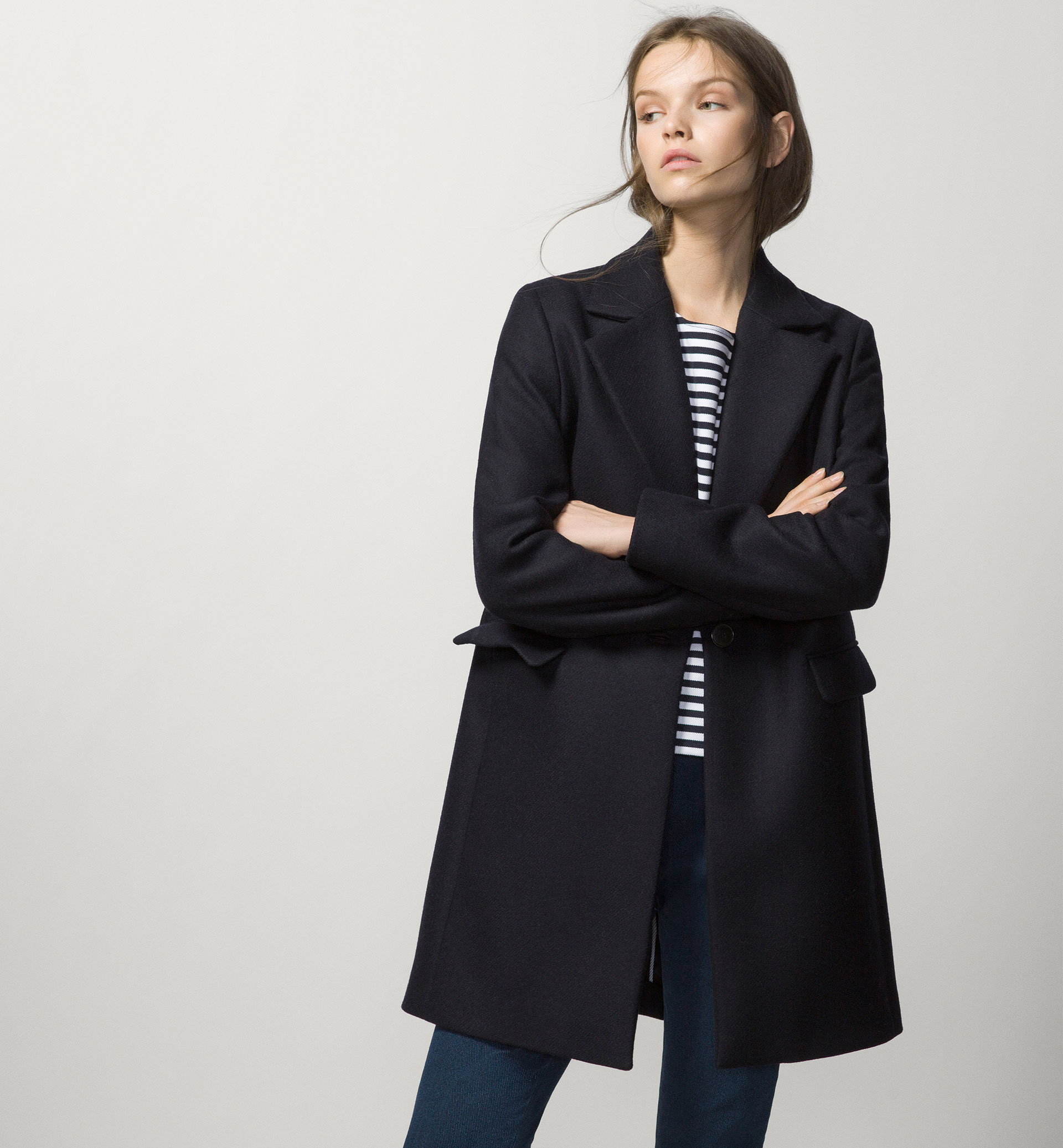 BASIC NAVY BLUE COAT