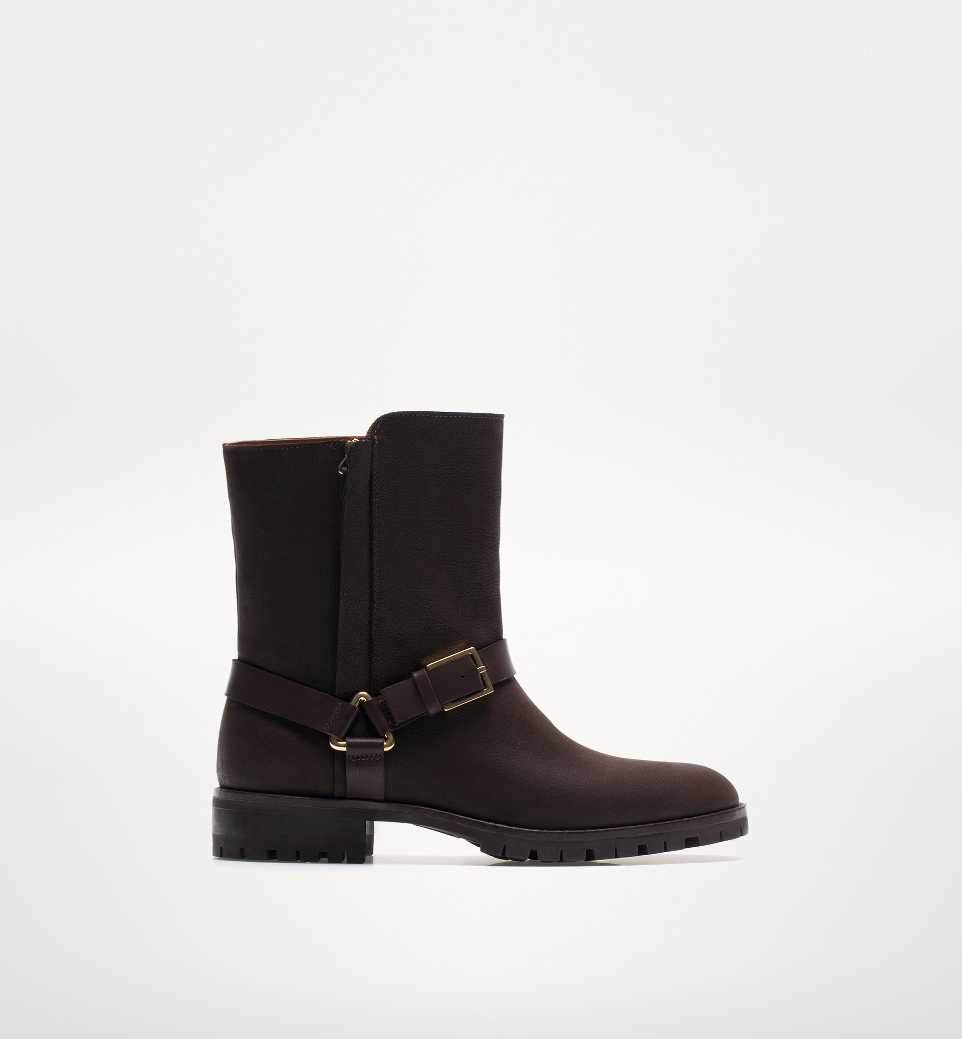 BIKERSTIEFEL AUS NUBUK