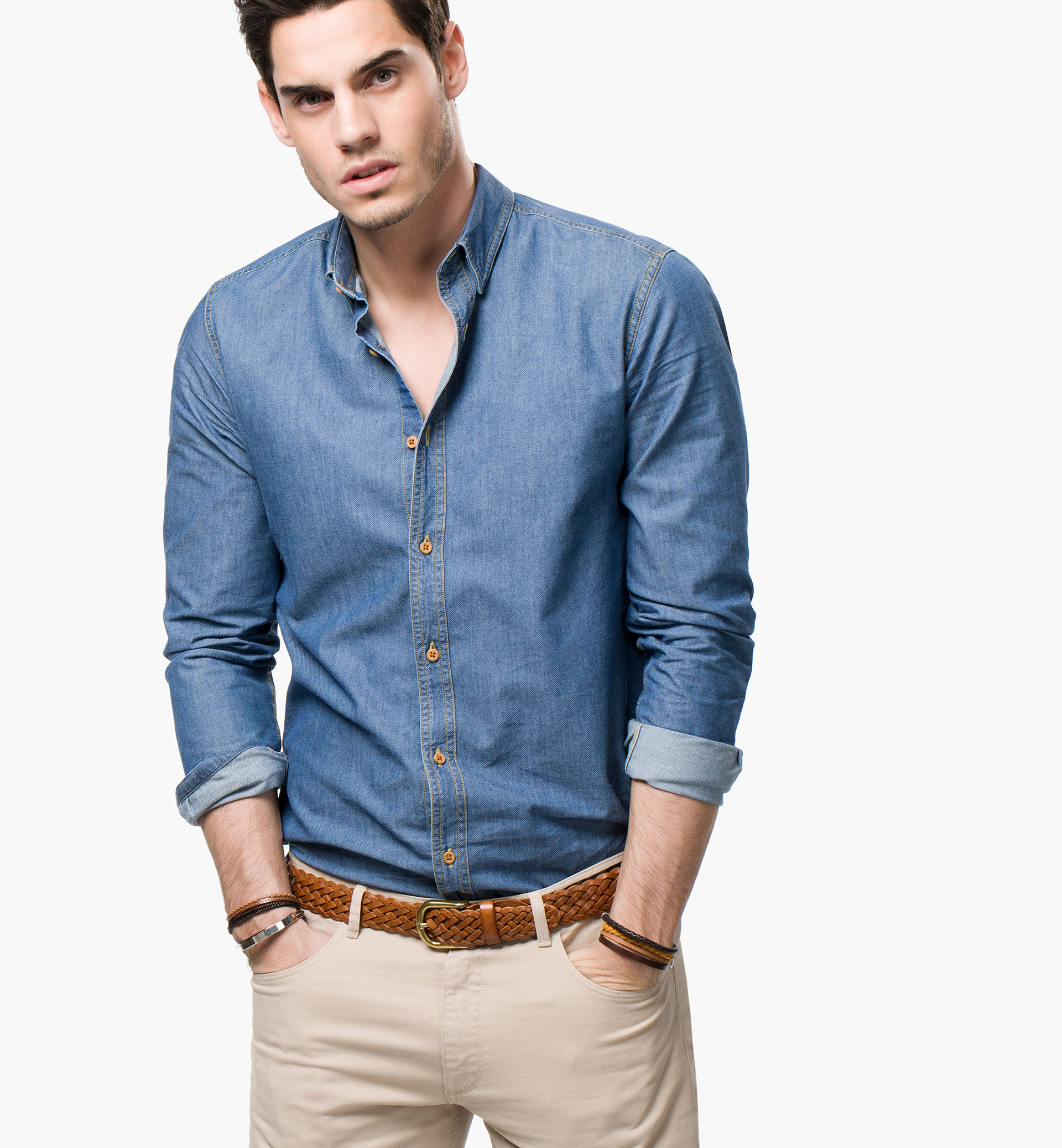 CAMISA GANGA ESTRUTURA SLIM FIT