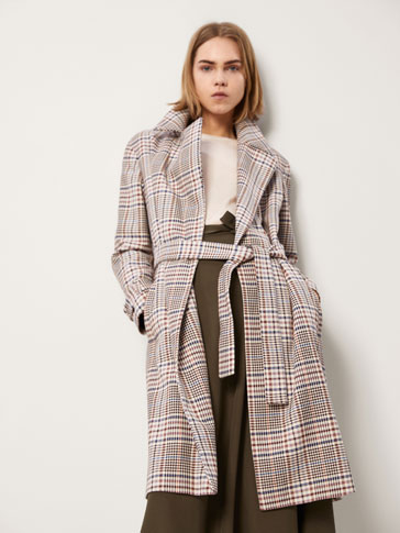 massimo dutti belted coat