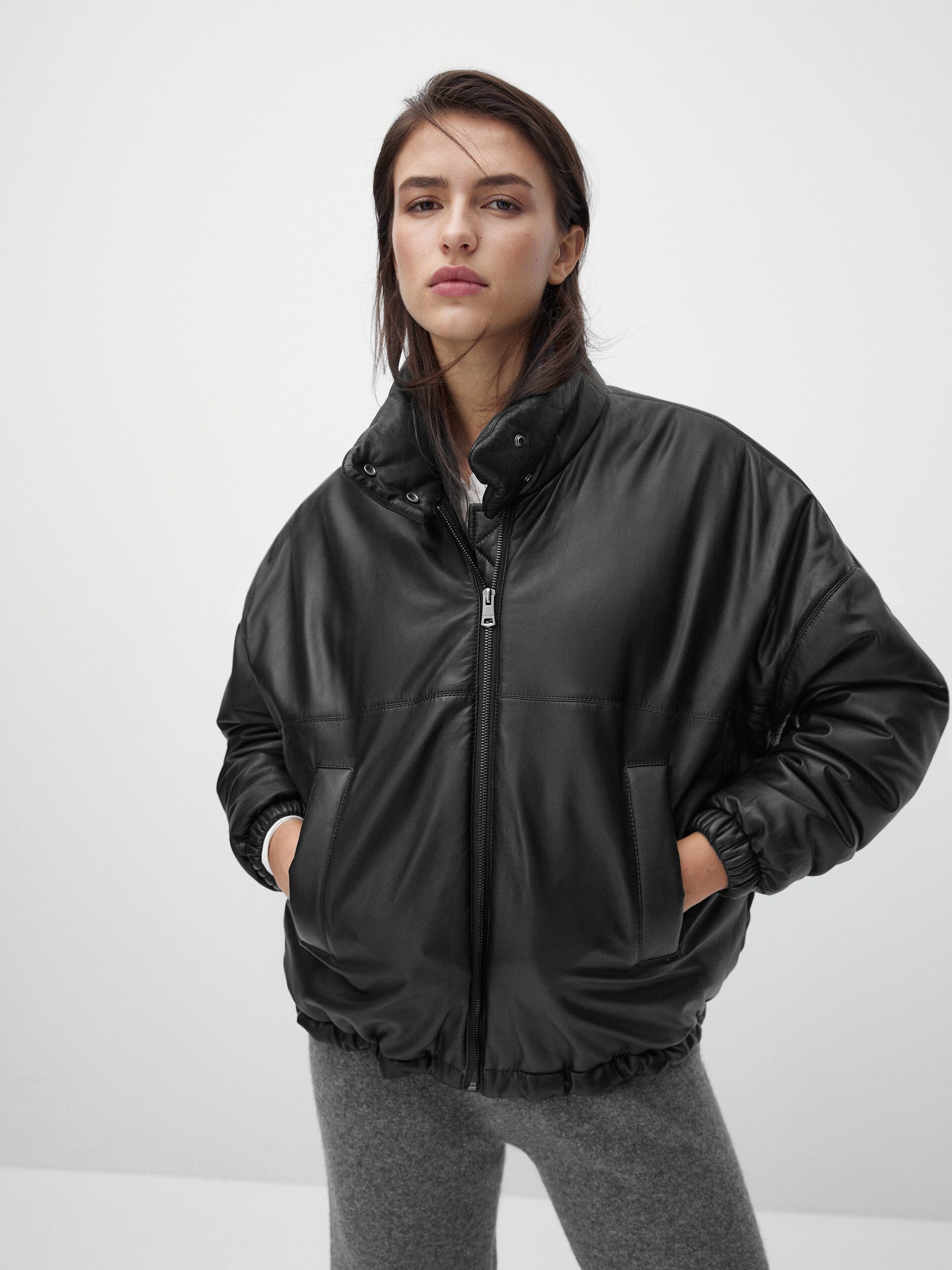 massimo dutti bomber jacket