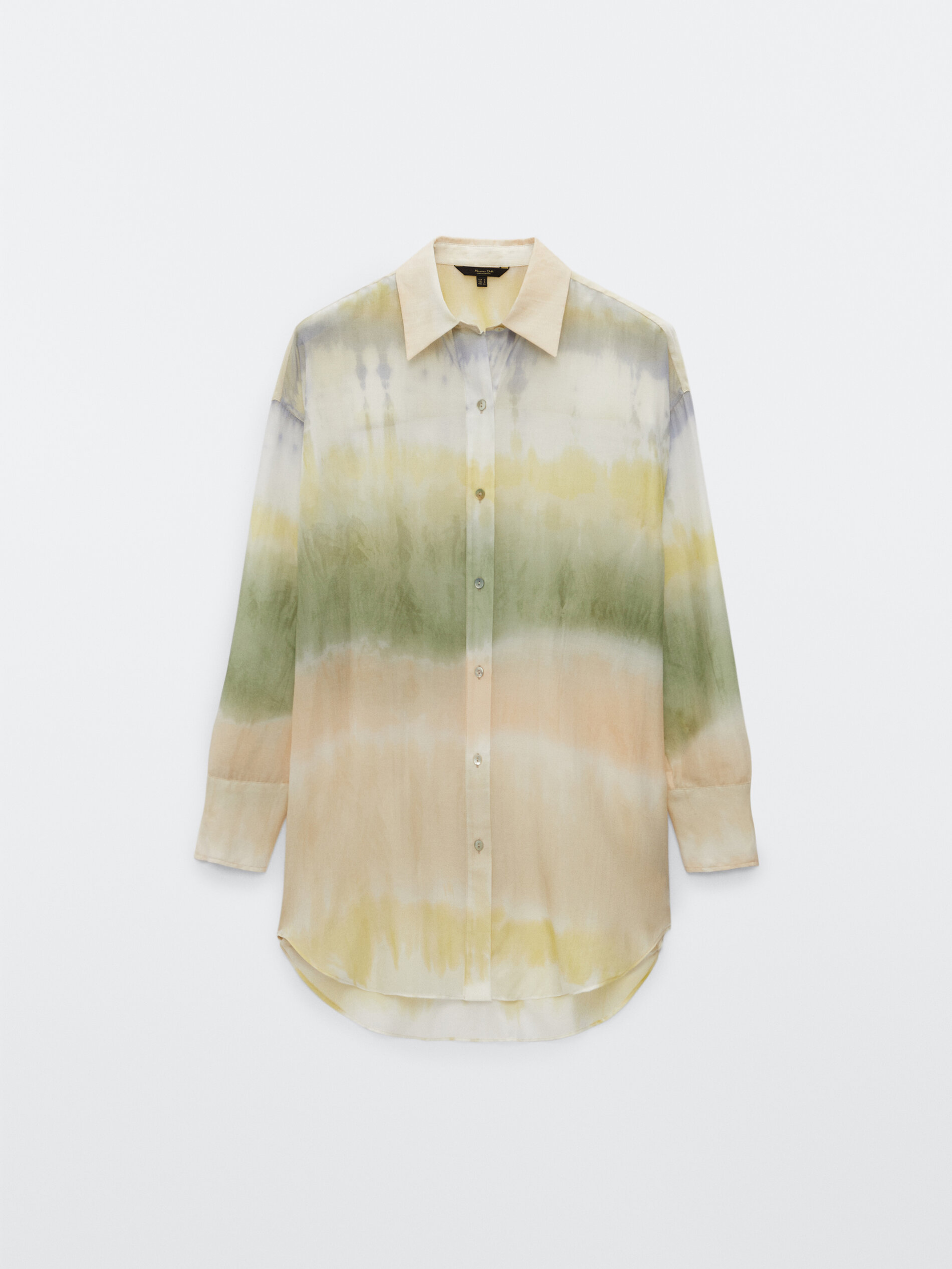 Silk tie dye shirt Clearance