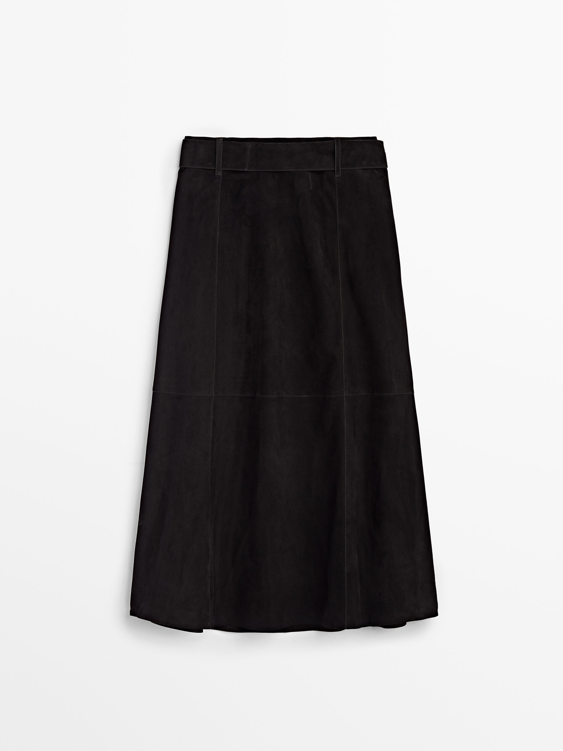 black fishtail skirt