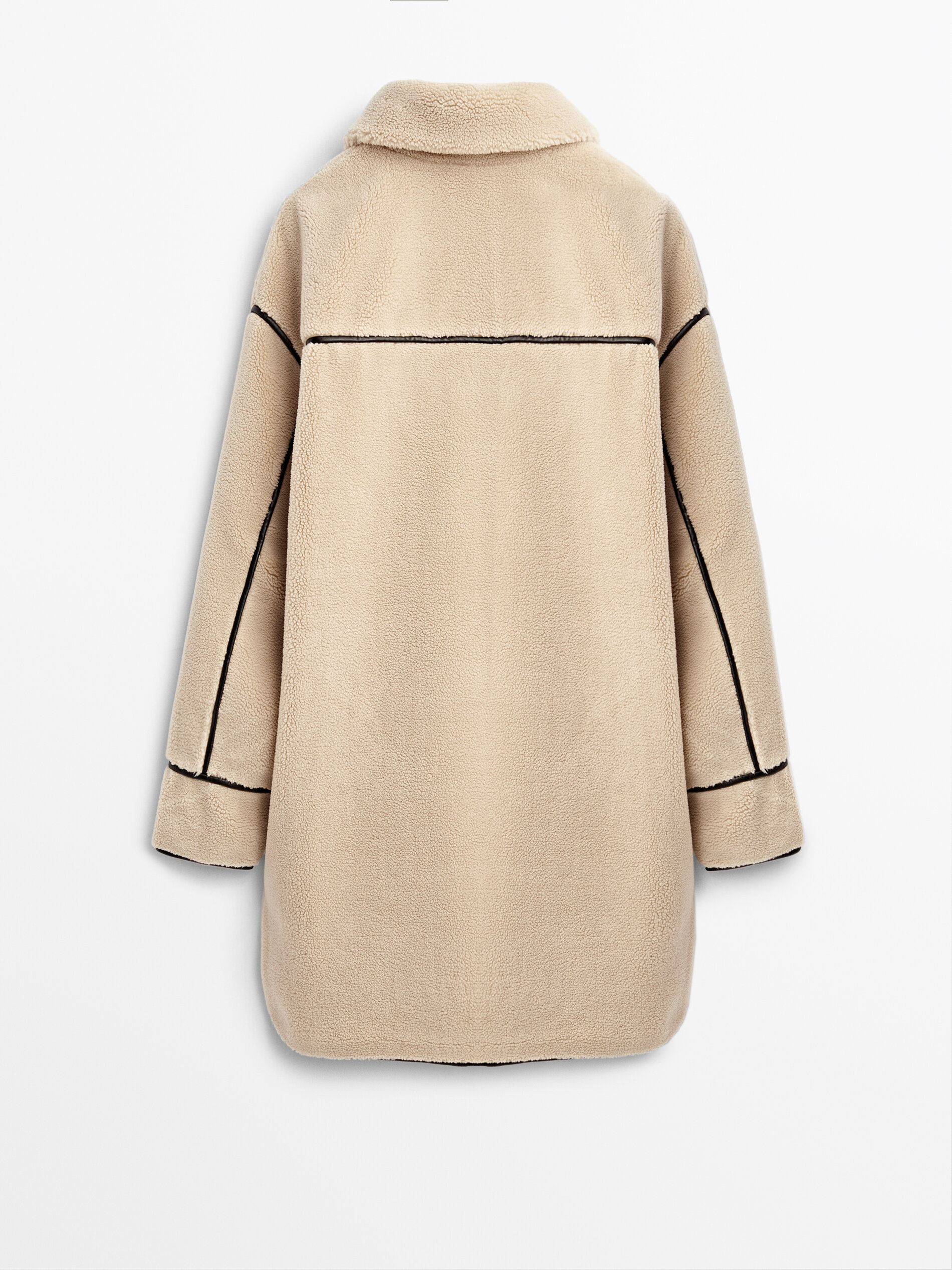 massimo dutti reversible coat