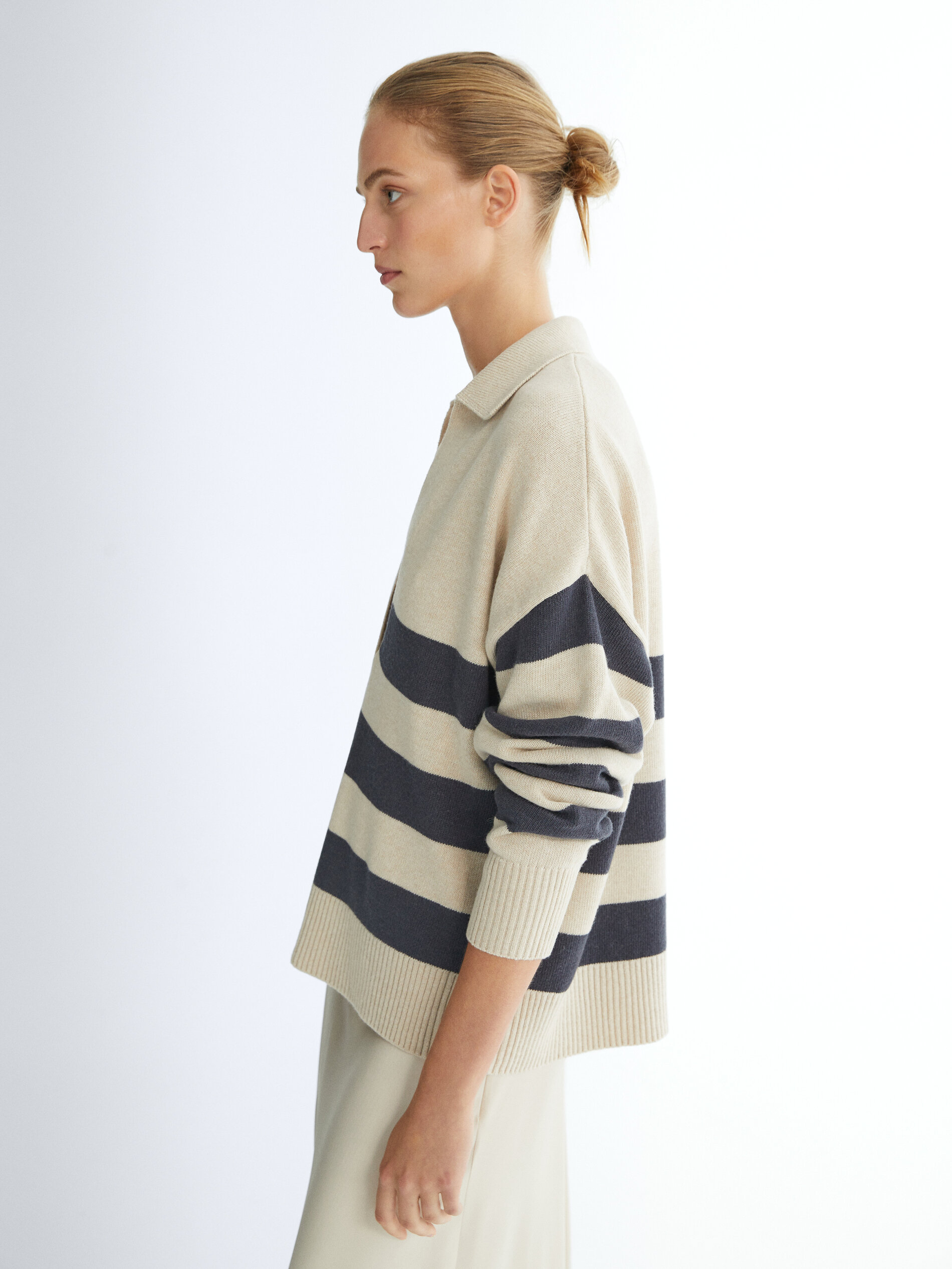 polo striped sweater