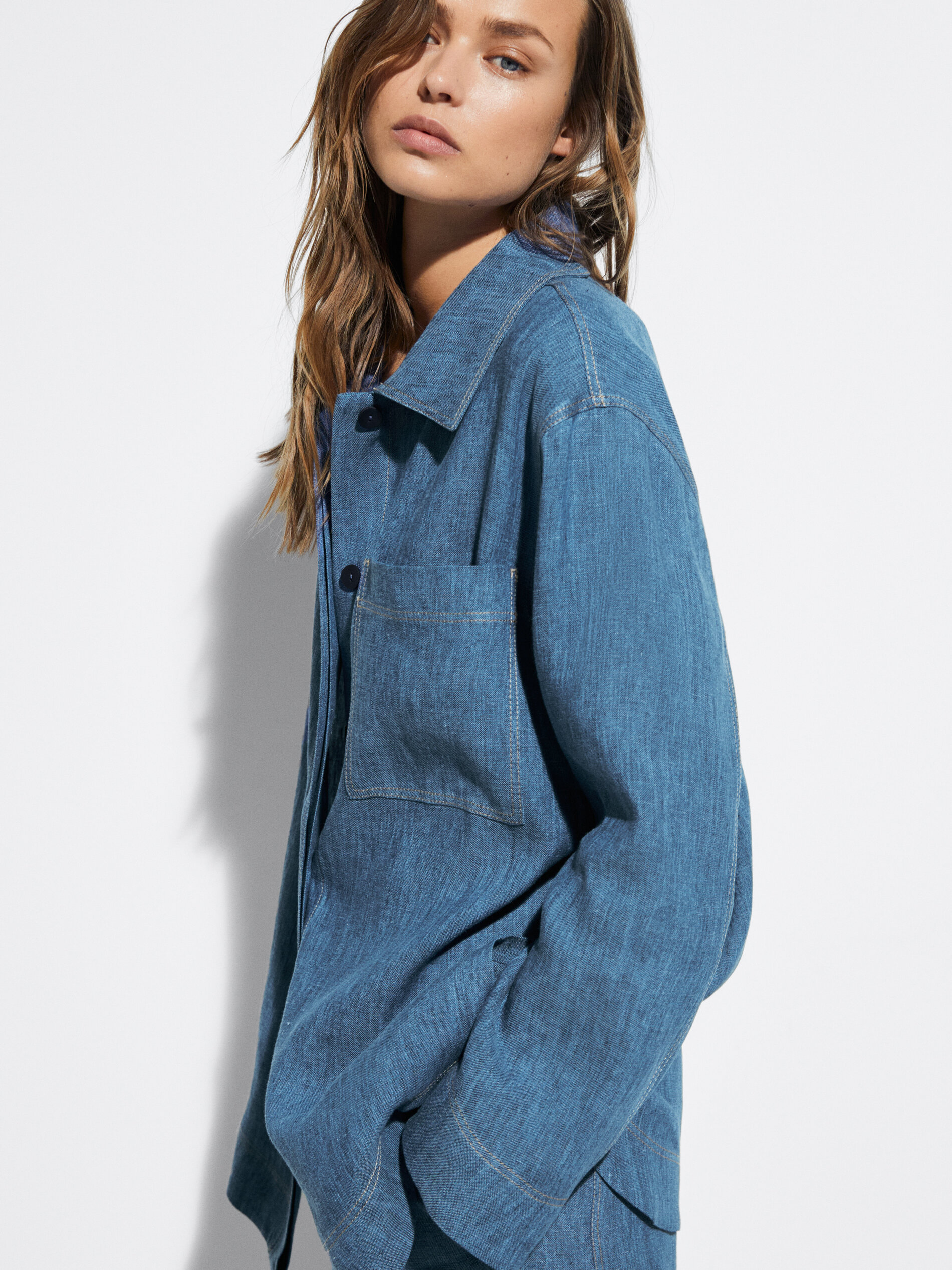 Sobrecamisa denim Outlet