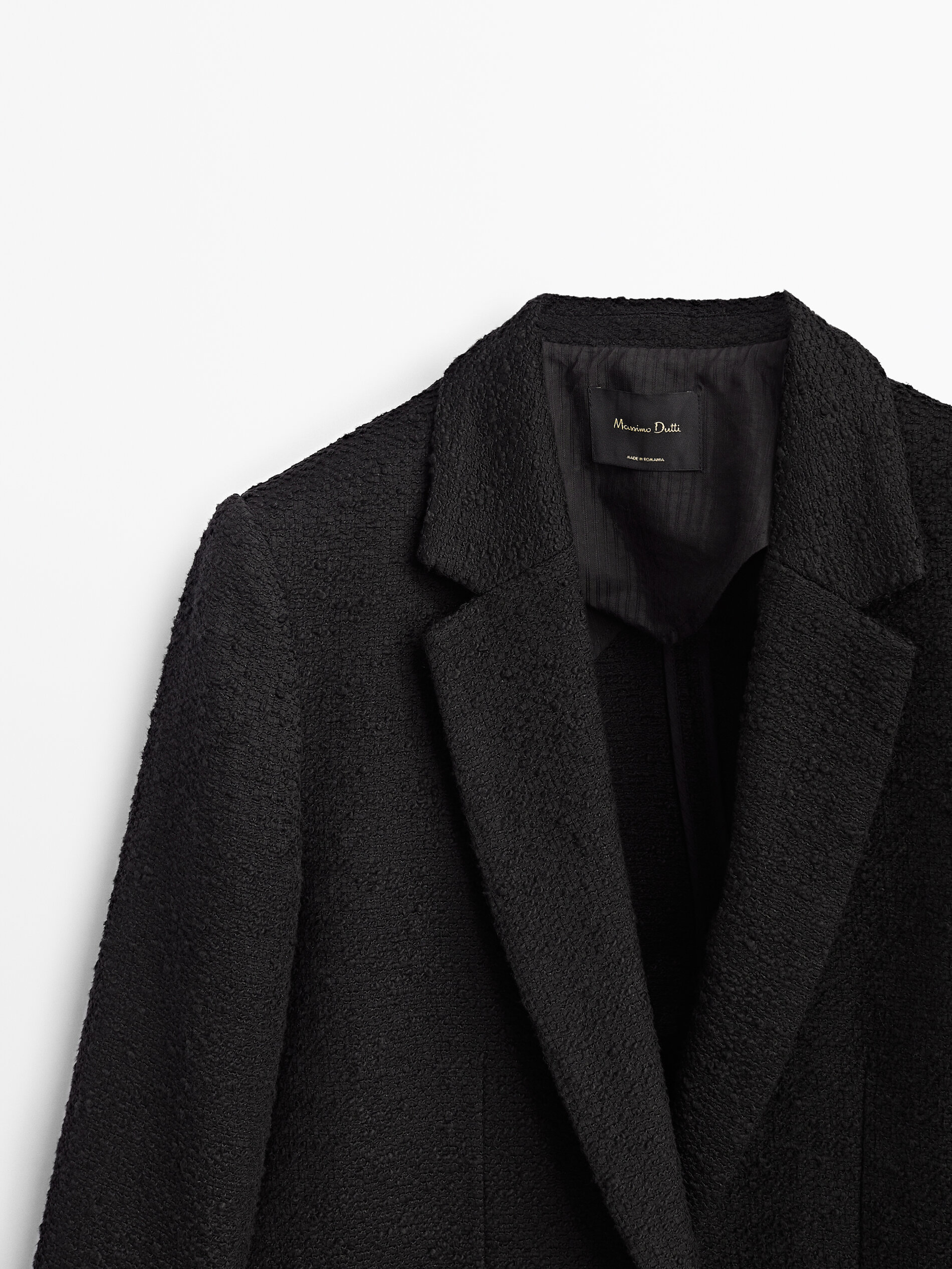 massimo dutti black jacket