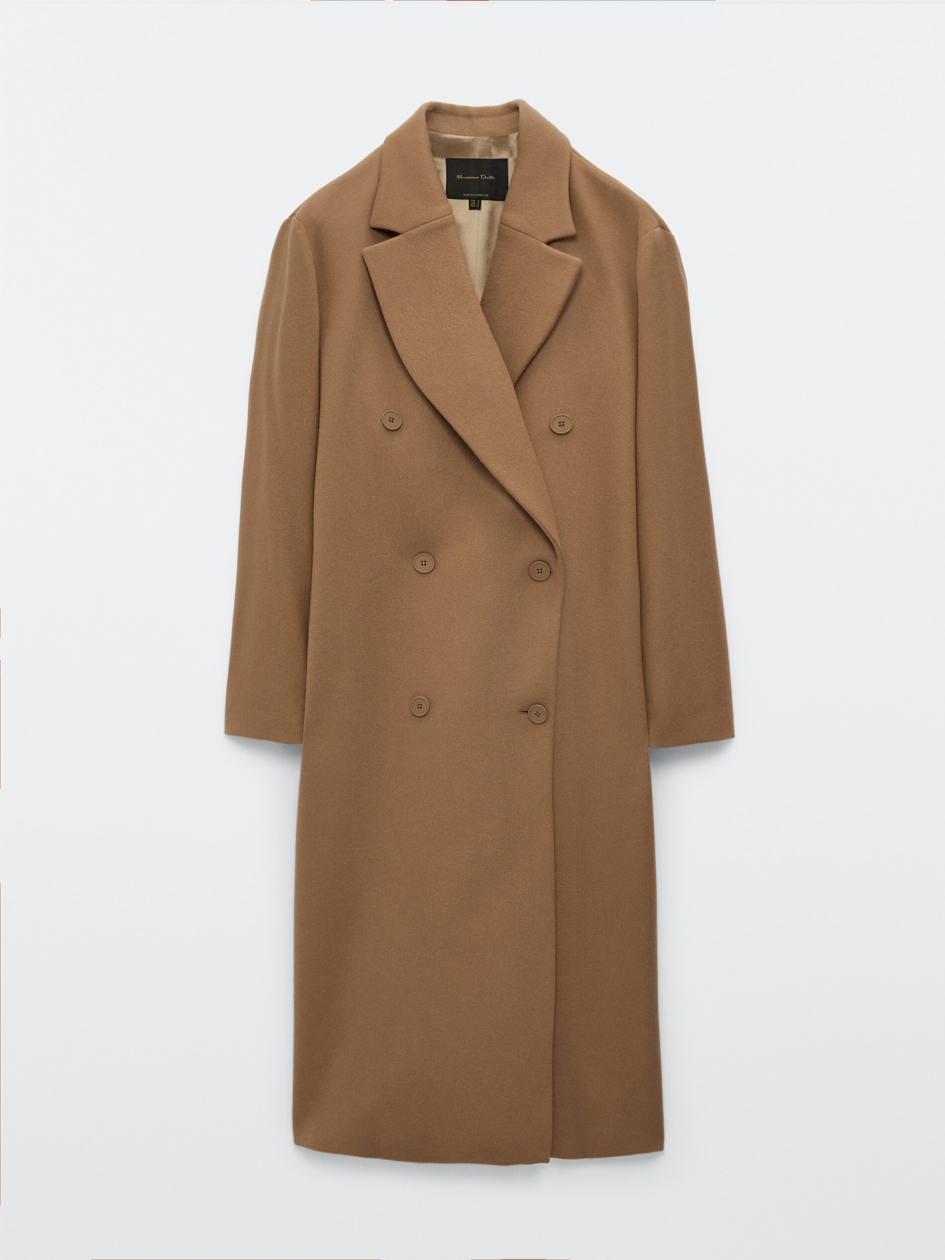 long camel coat wool