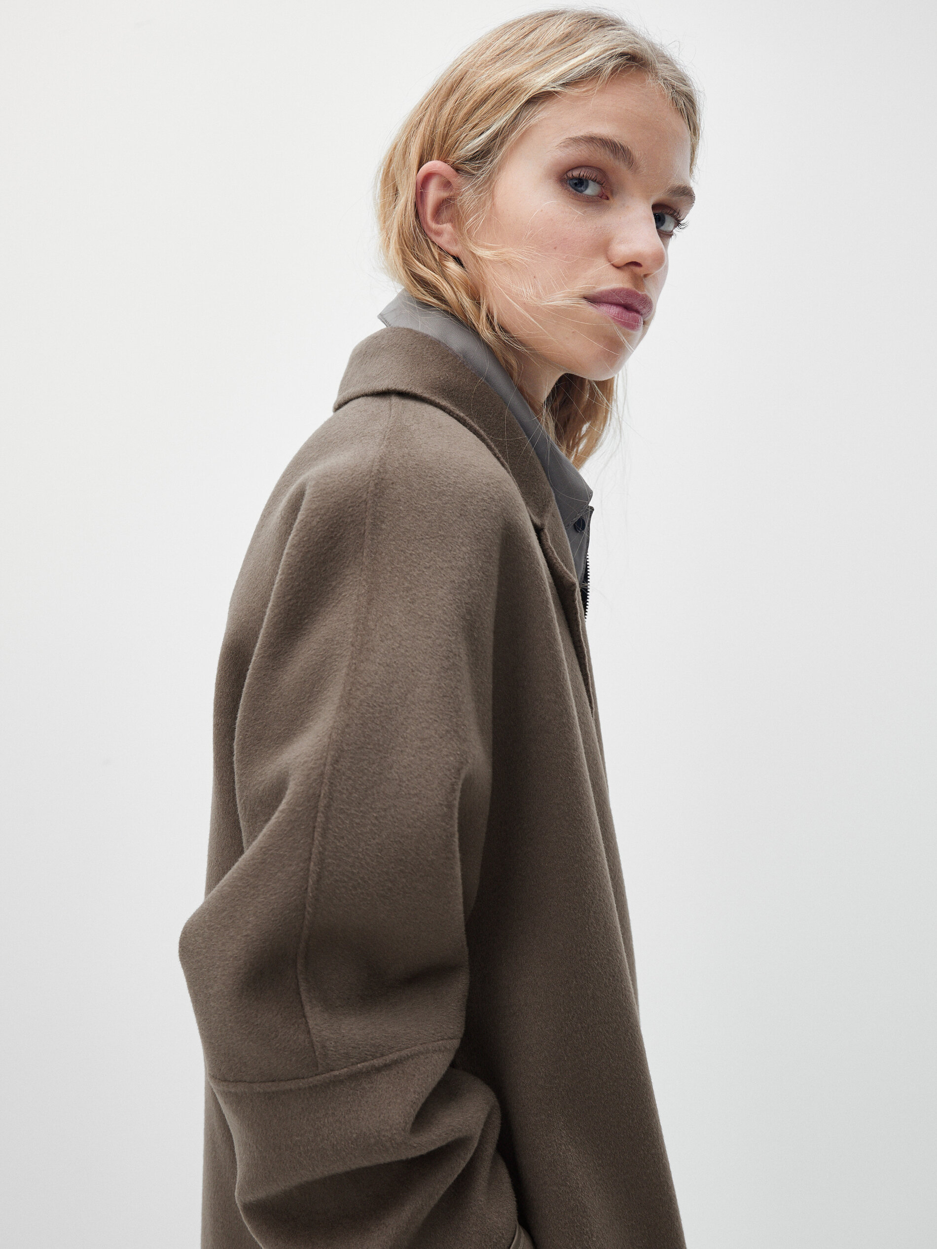 Massimo dutti handmade wool coat clearance
