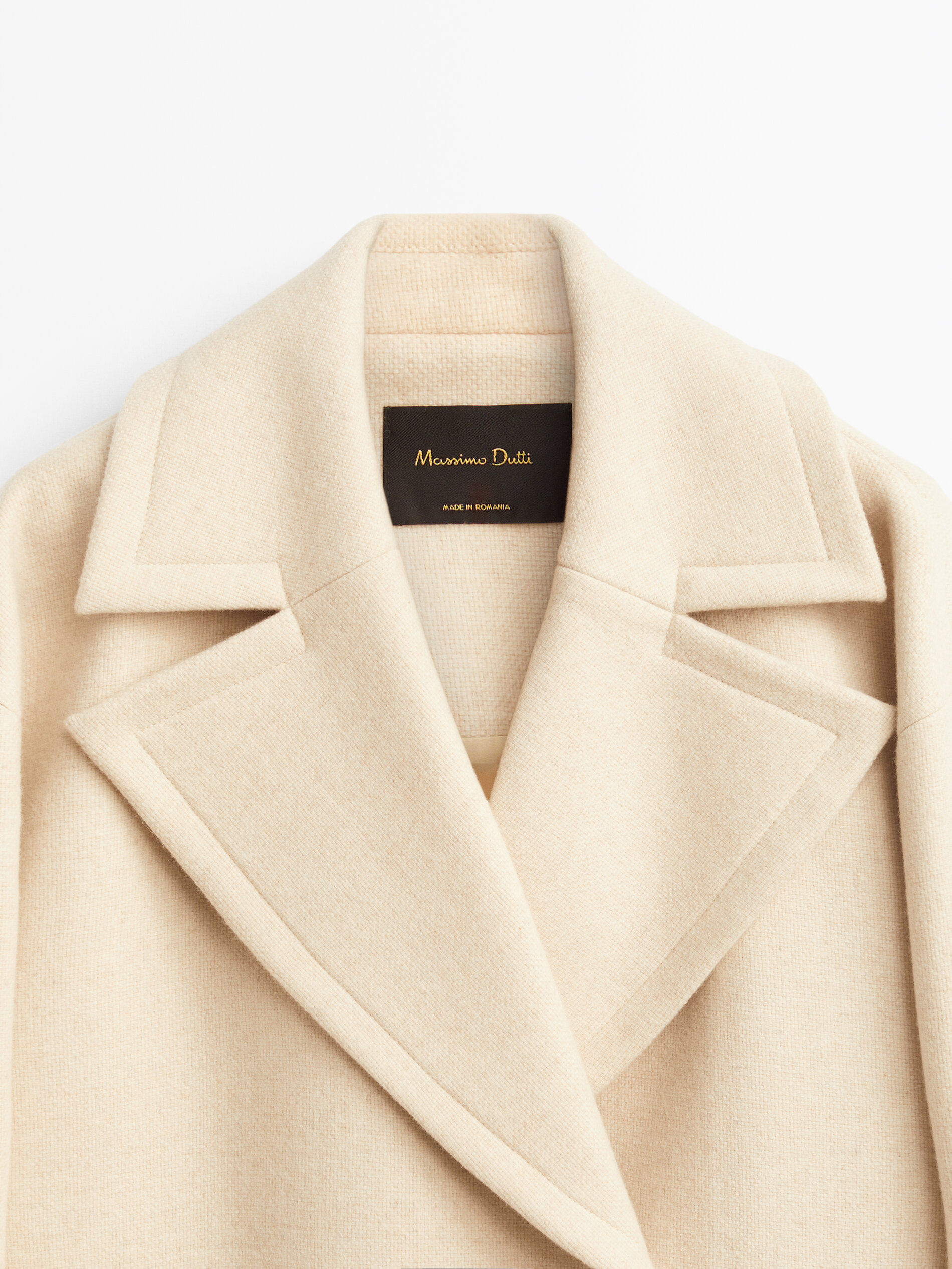 cream wool blazer