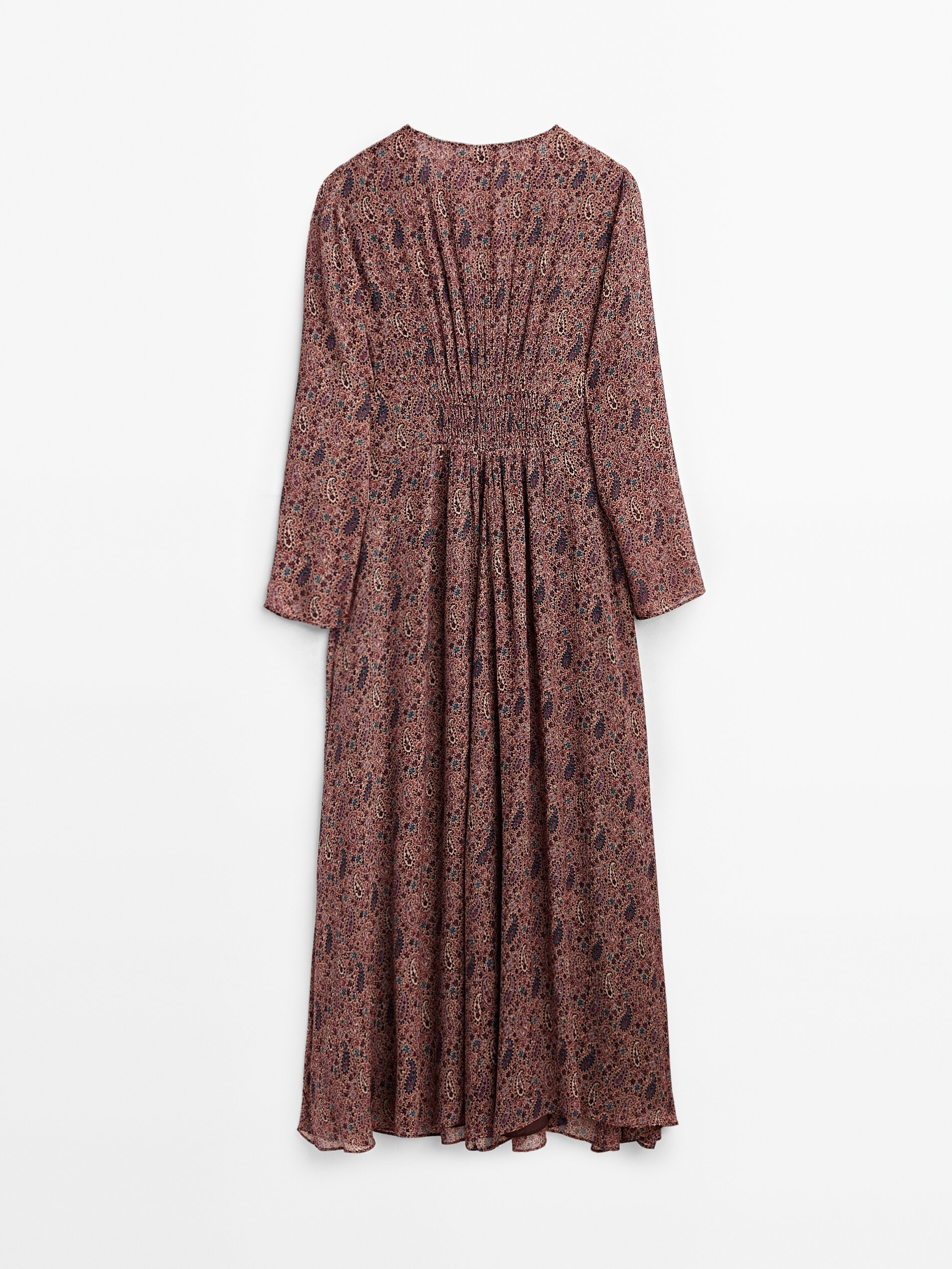 massimo dutti animal print dress