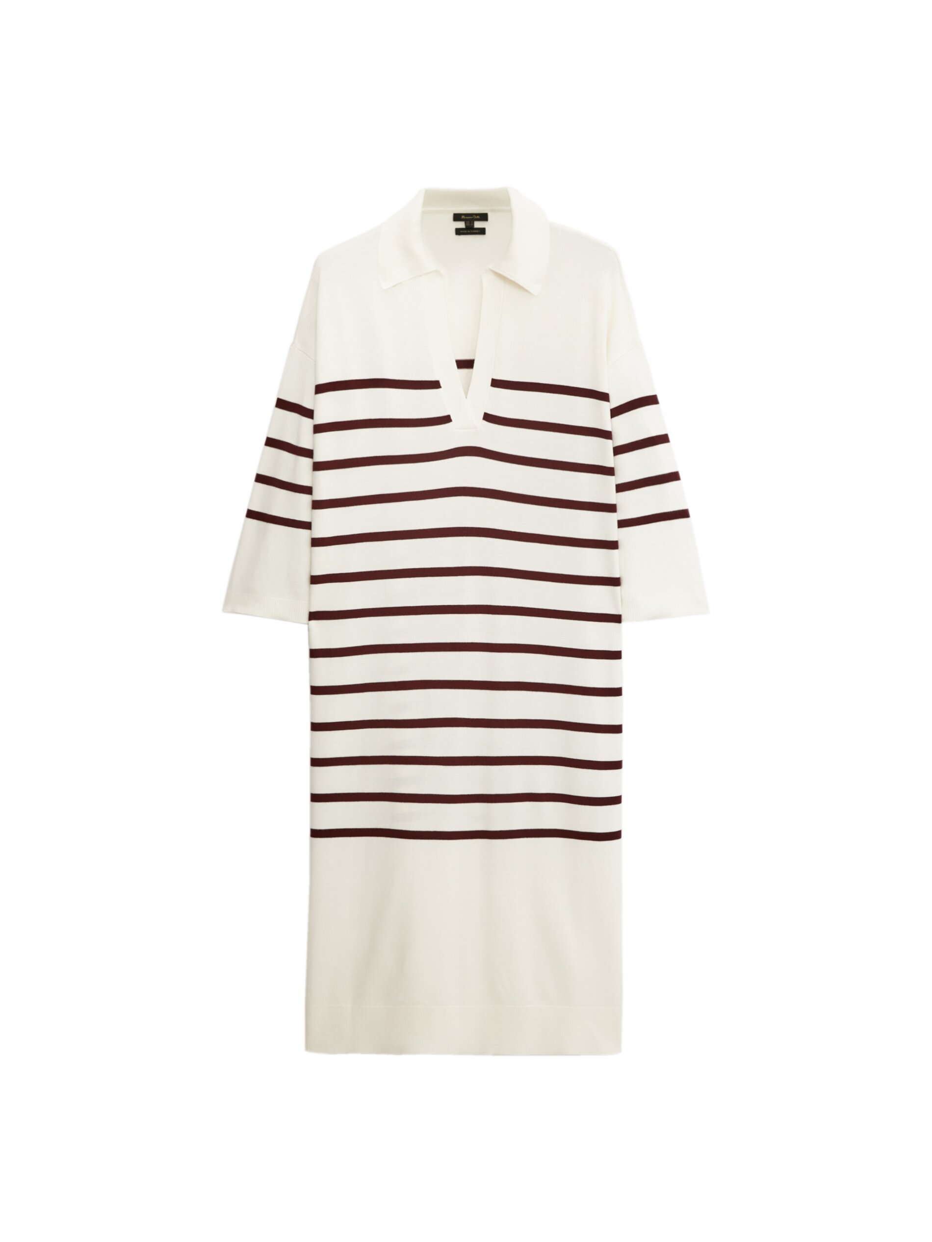 あなたにおすすめの商品 Massimo Dutti New Striped Knit Dress Massimo Dutti ワンピース 6646 5 ワンピース オールインワン Smssvg Org