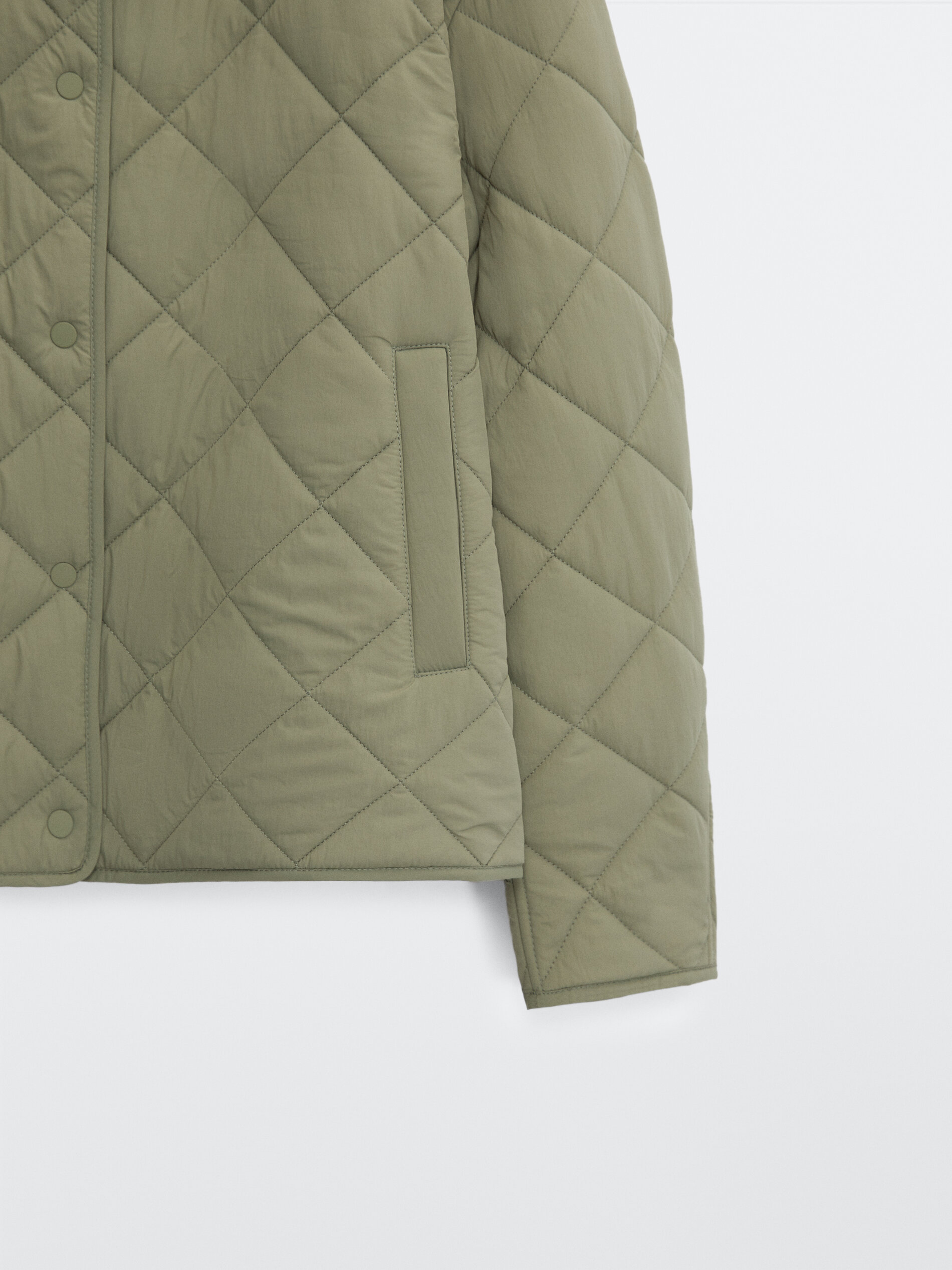 massimo dutti quilted jacket