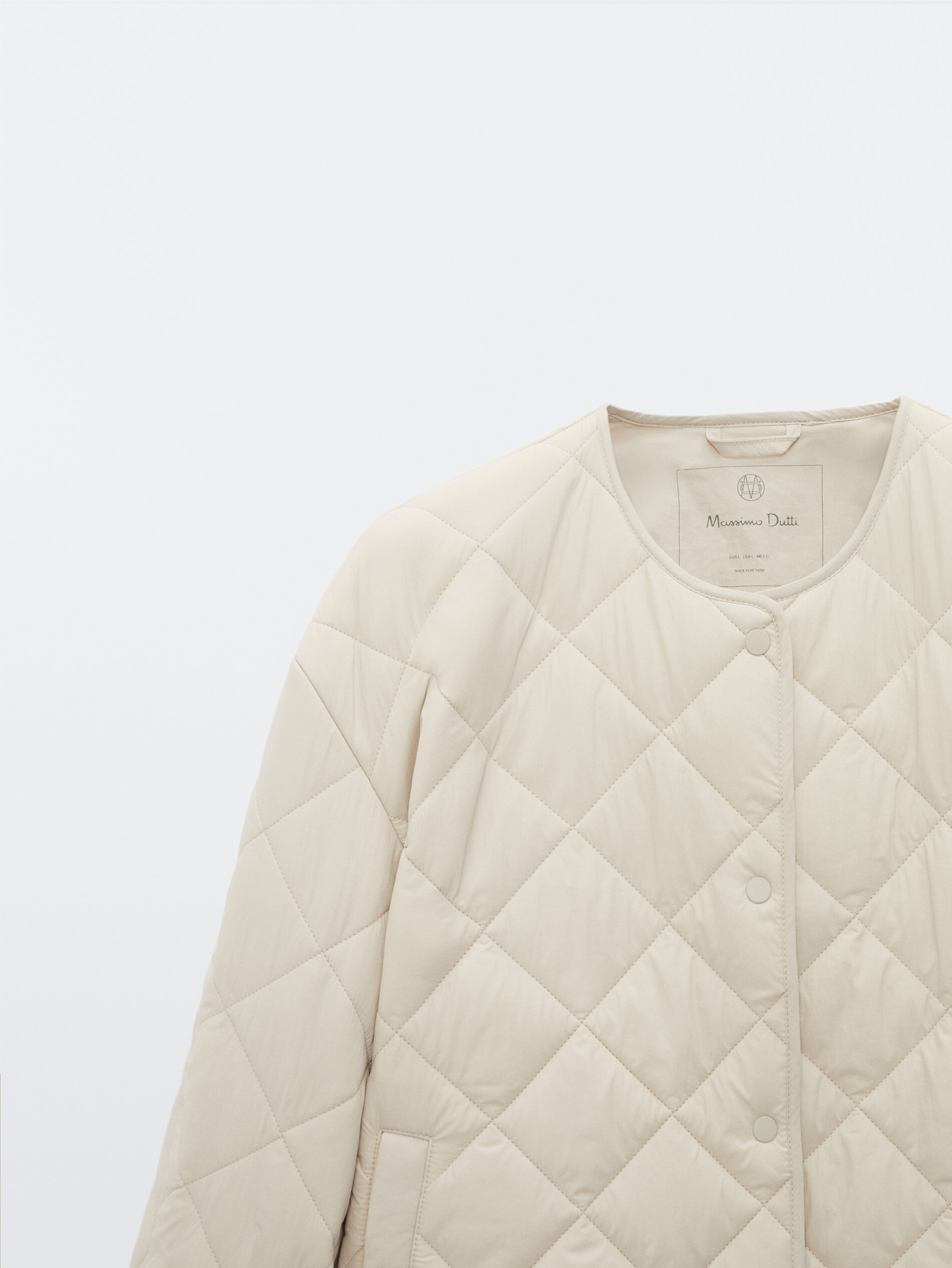 massimo dutti quilted jacket