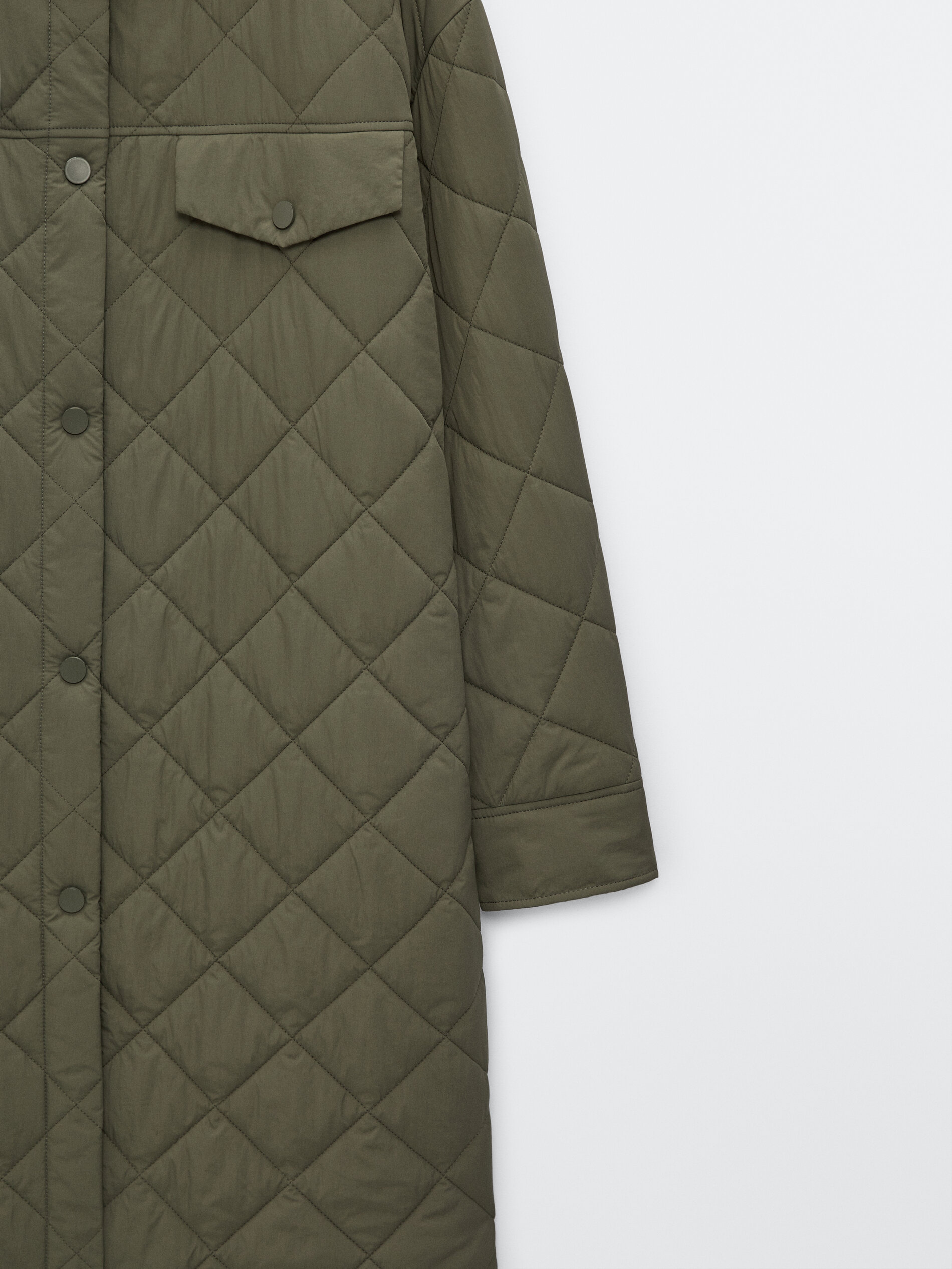 massimo dutti quilted jacket
