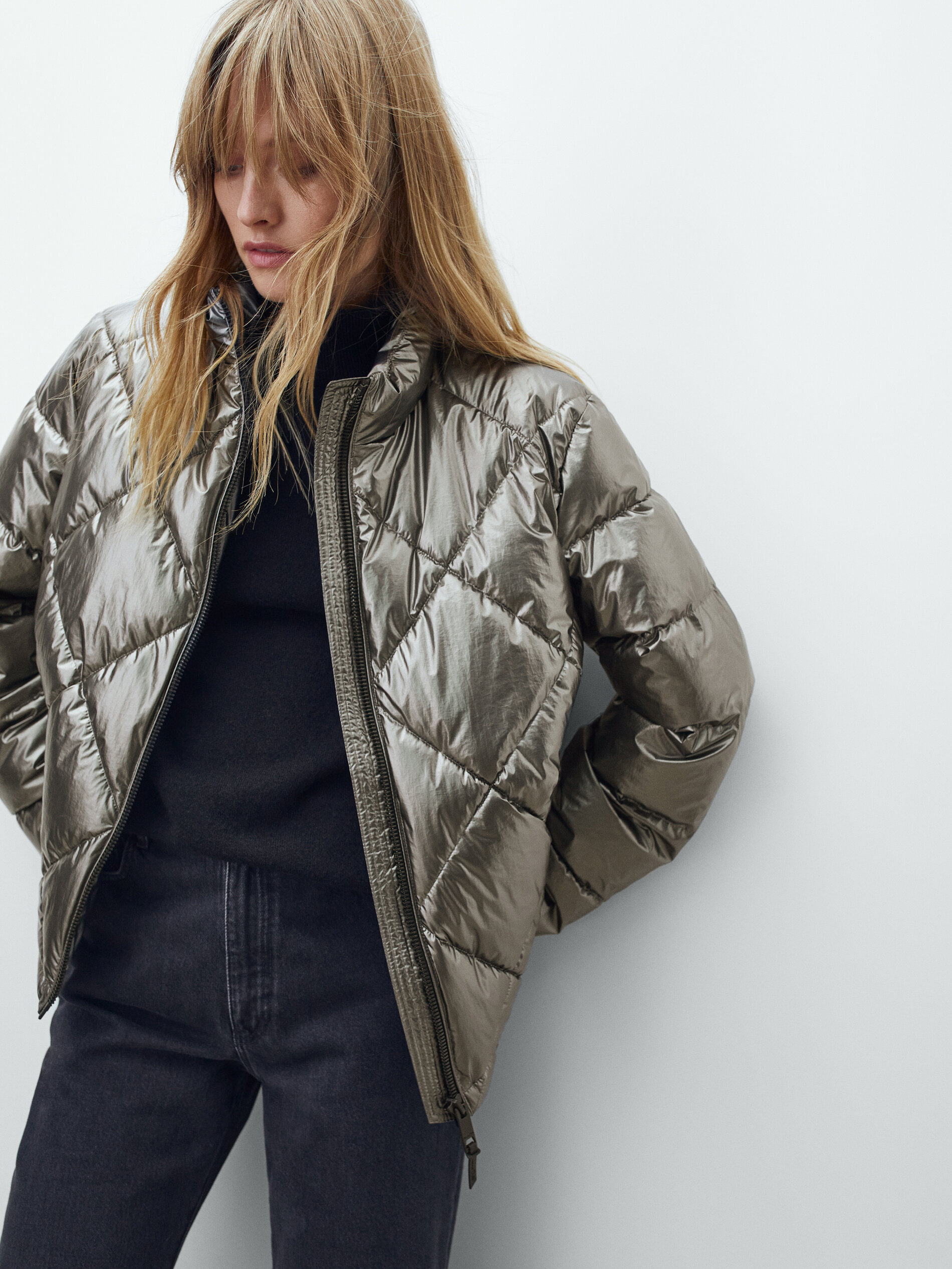 massimo dutti puffer jacket