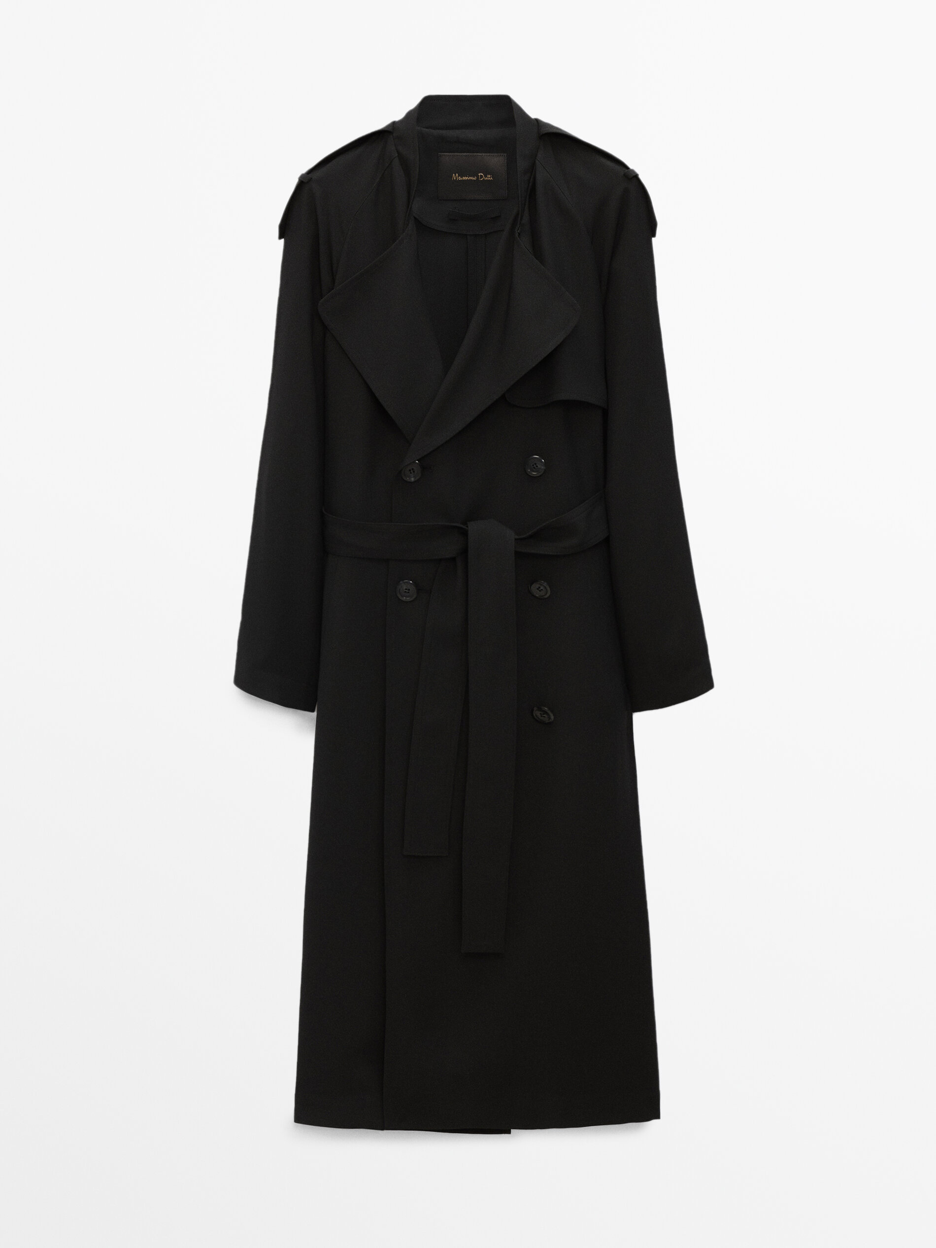 Black trench mac Clearance