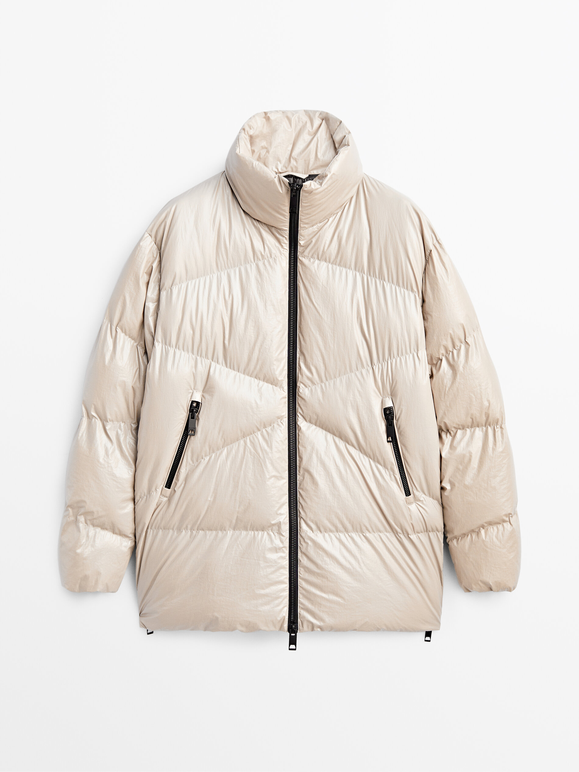puffer jacket massimo dutti