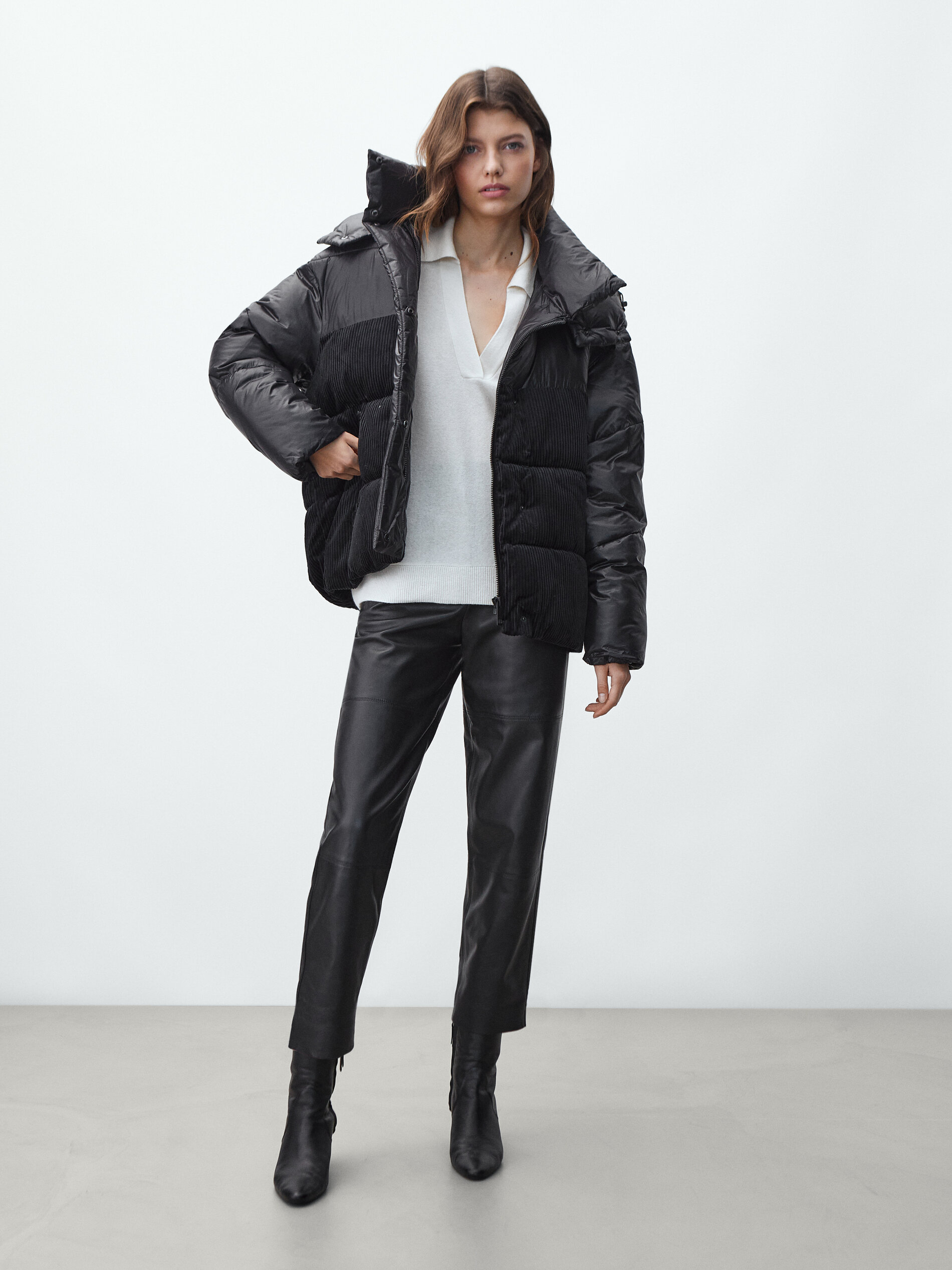 massimo dutti padded jacket