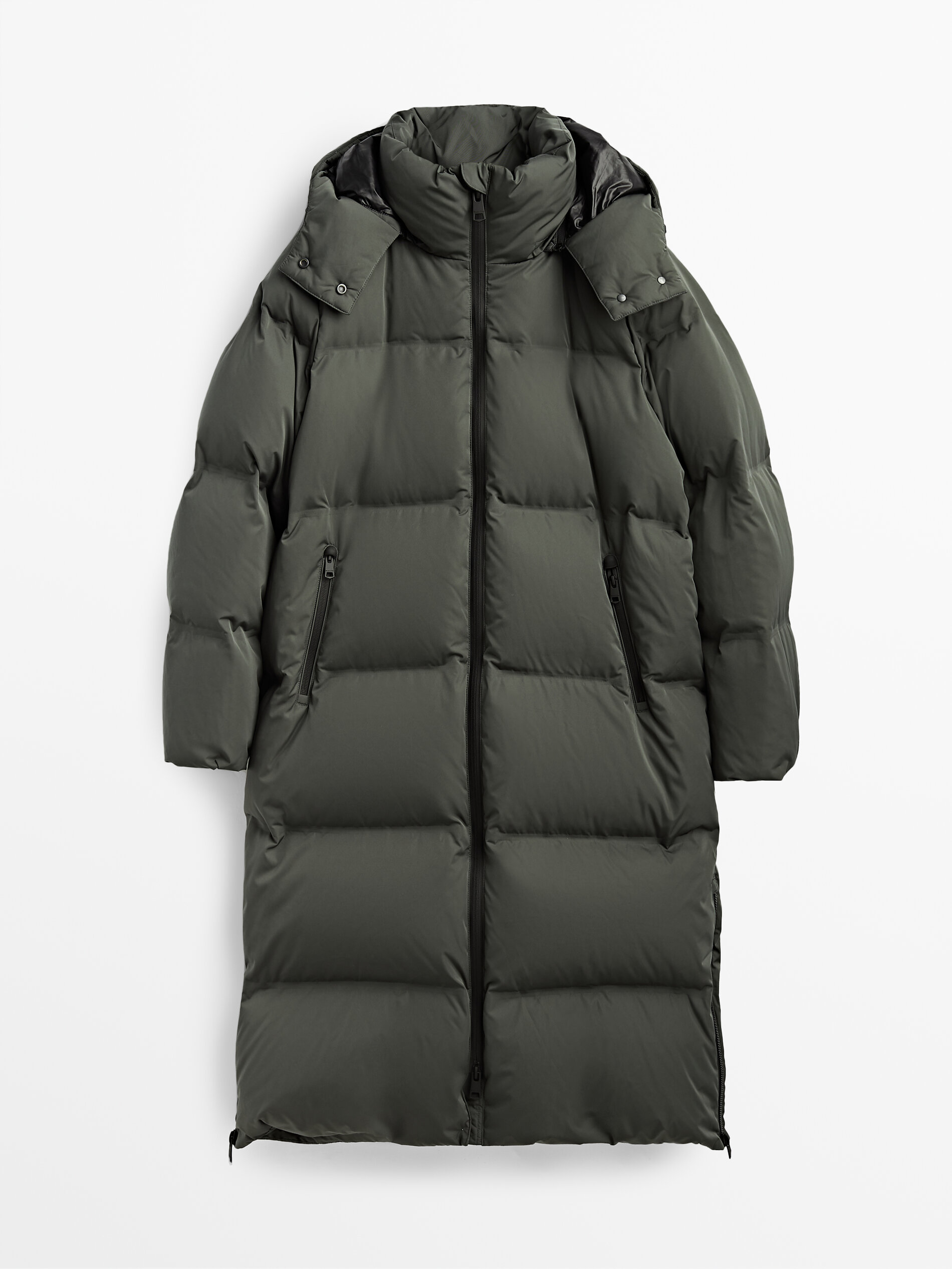 massimo dutti puffer coat