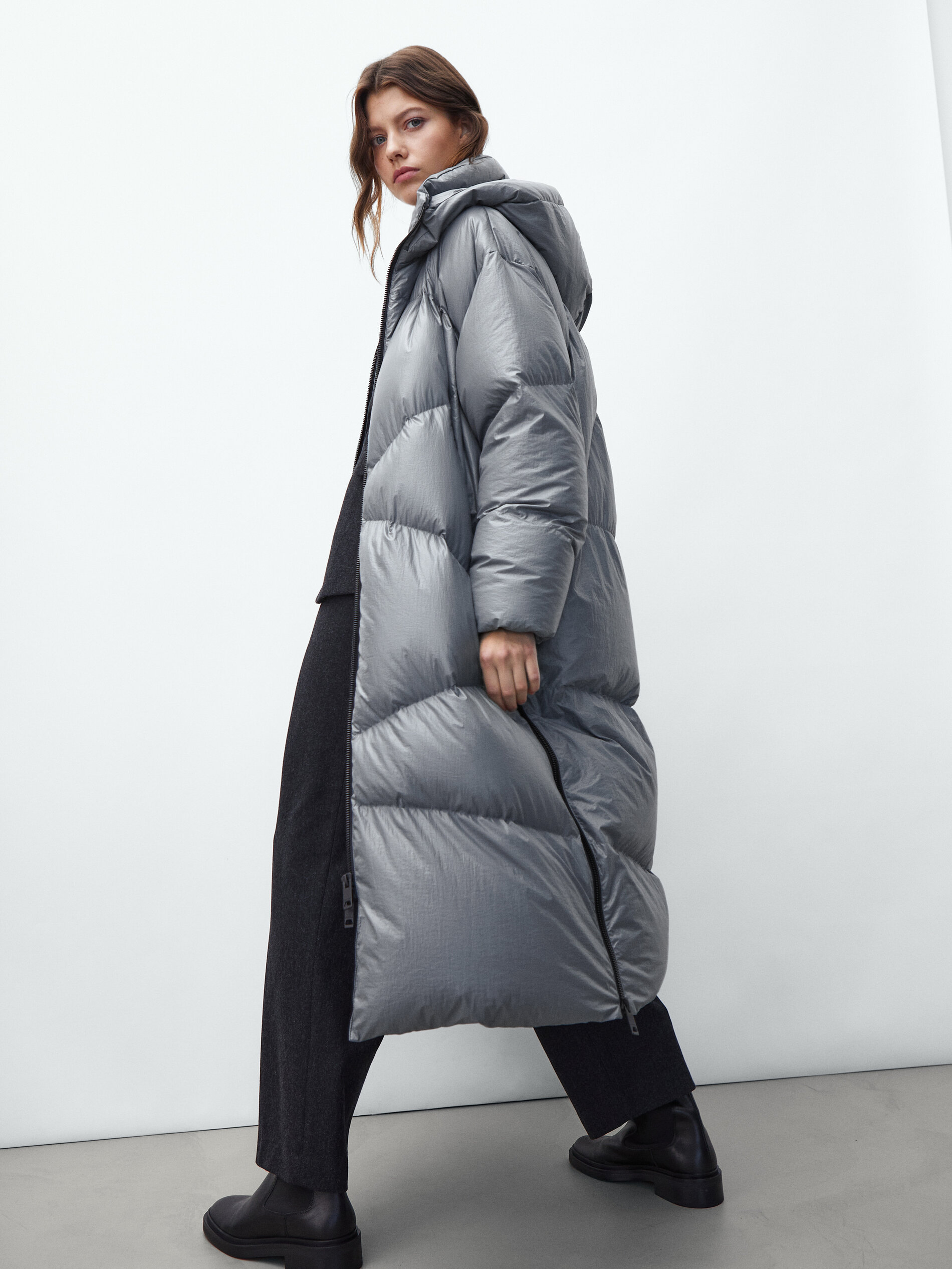 massimo dutti puffer coat
