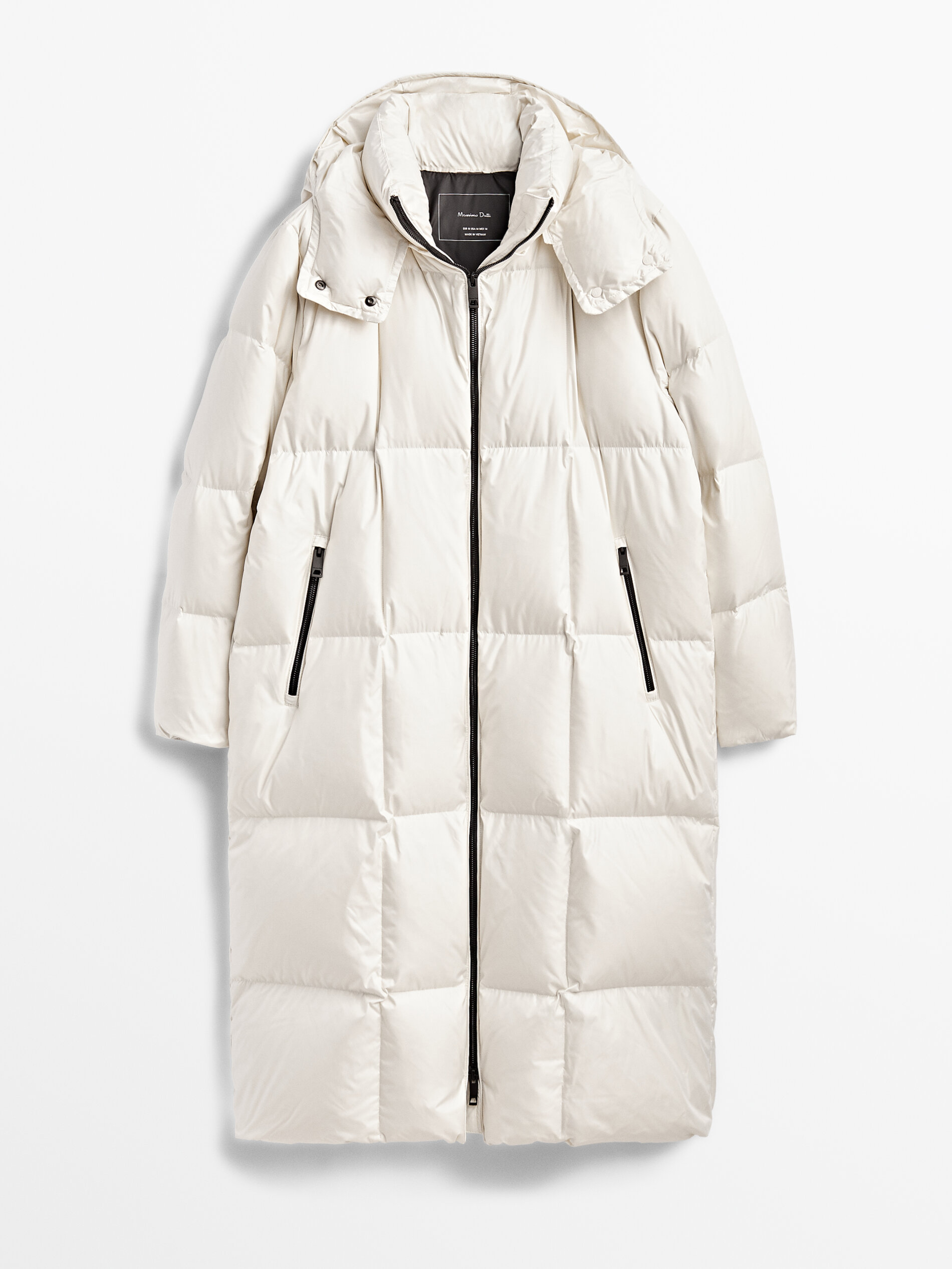 massimo dutti puffer coat