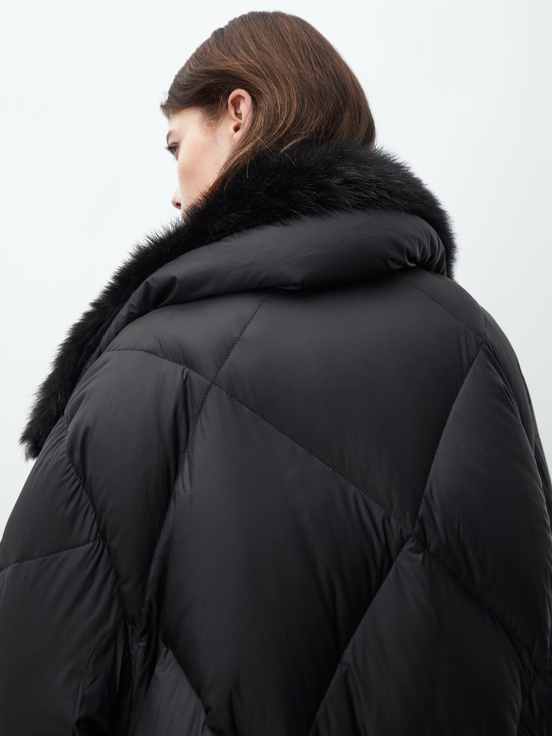 massimo dutti puffer coat