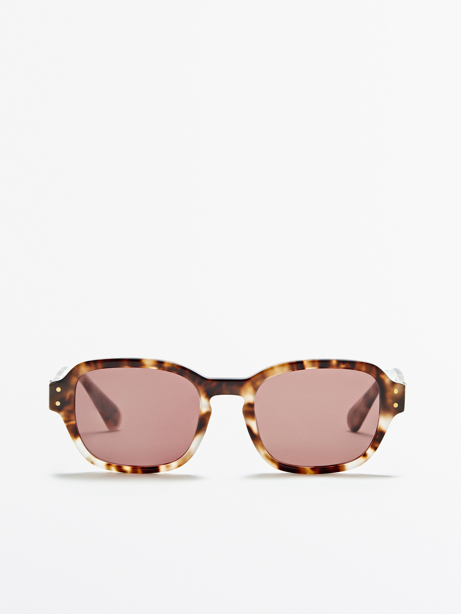 square tortoise shell sunglasses