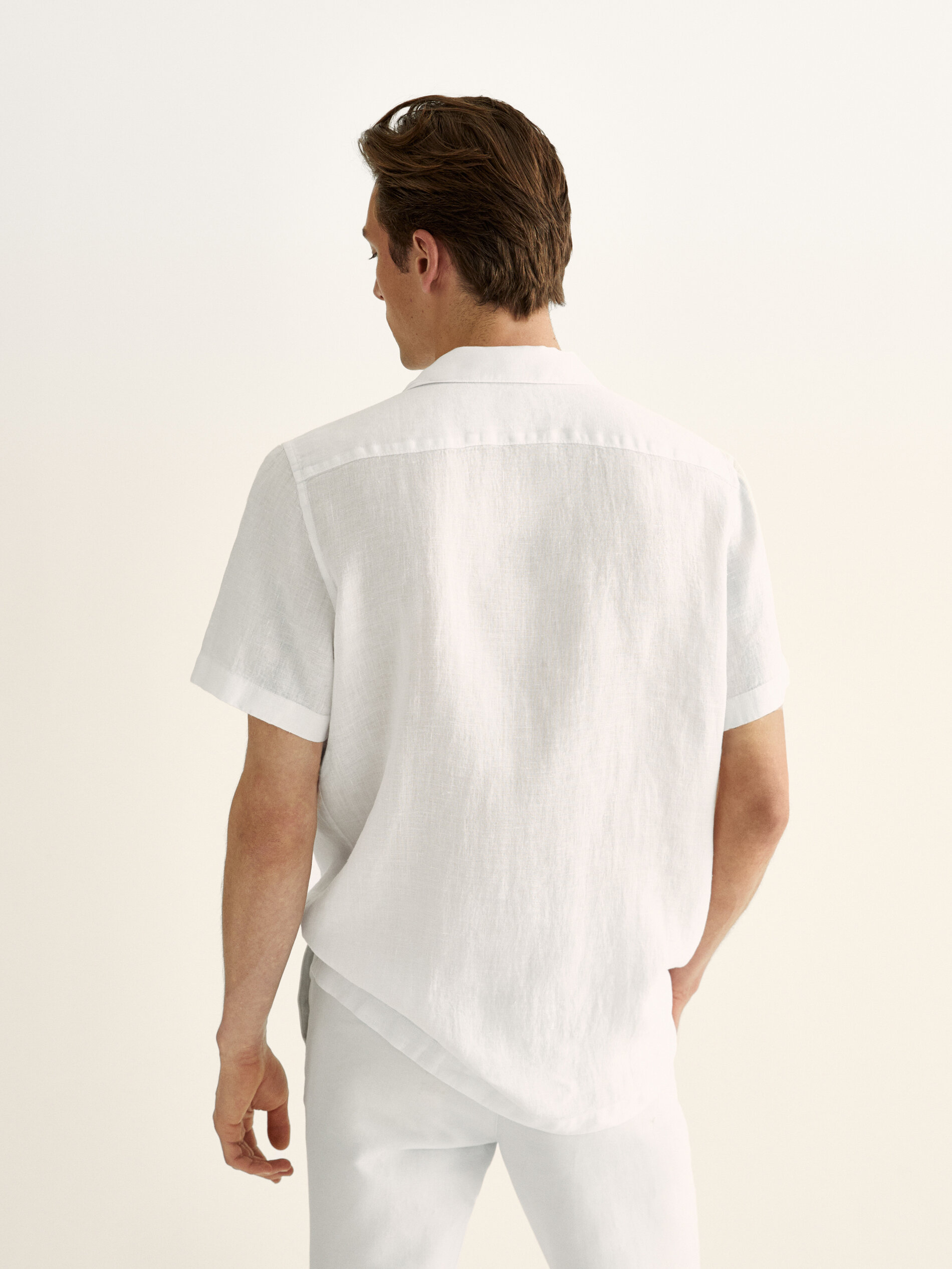 White regular fit shirt clearance
