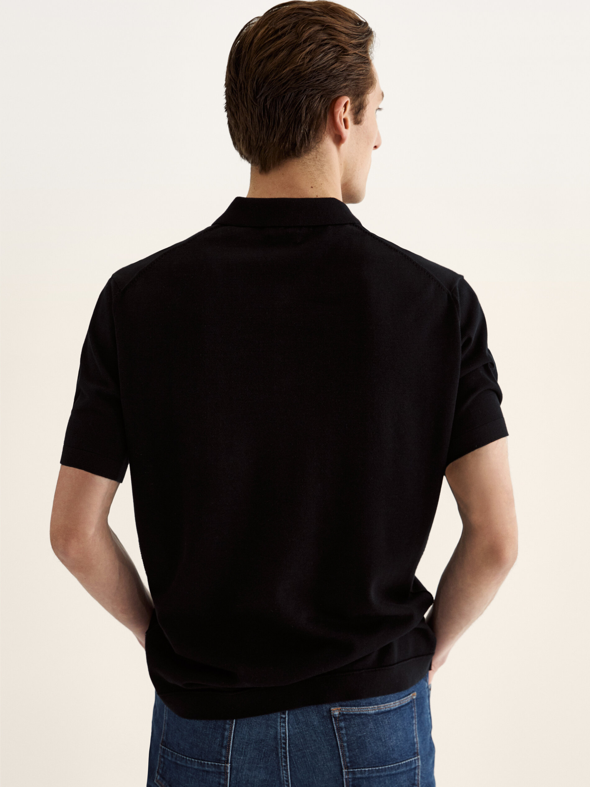 Men´s Short sleeve cotton polo sweater 