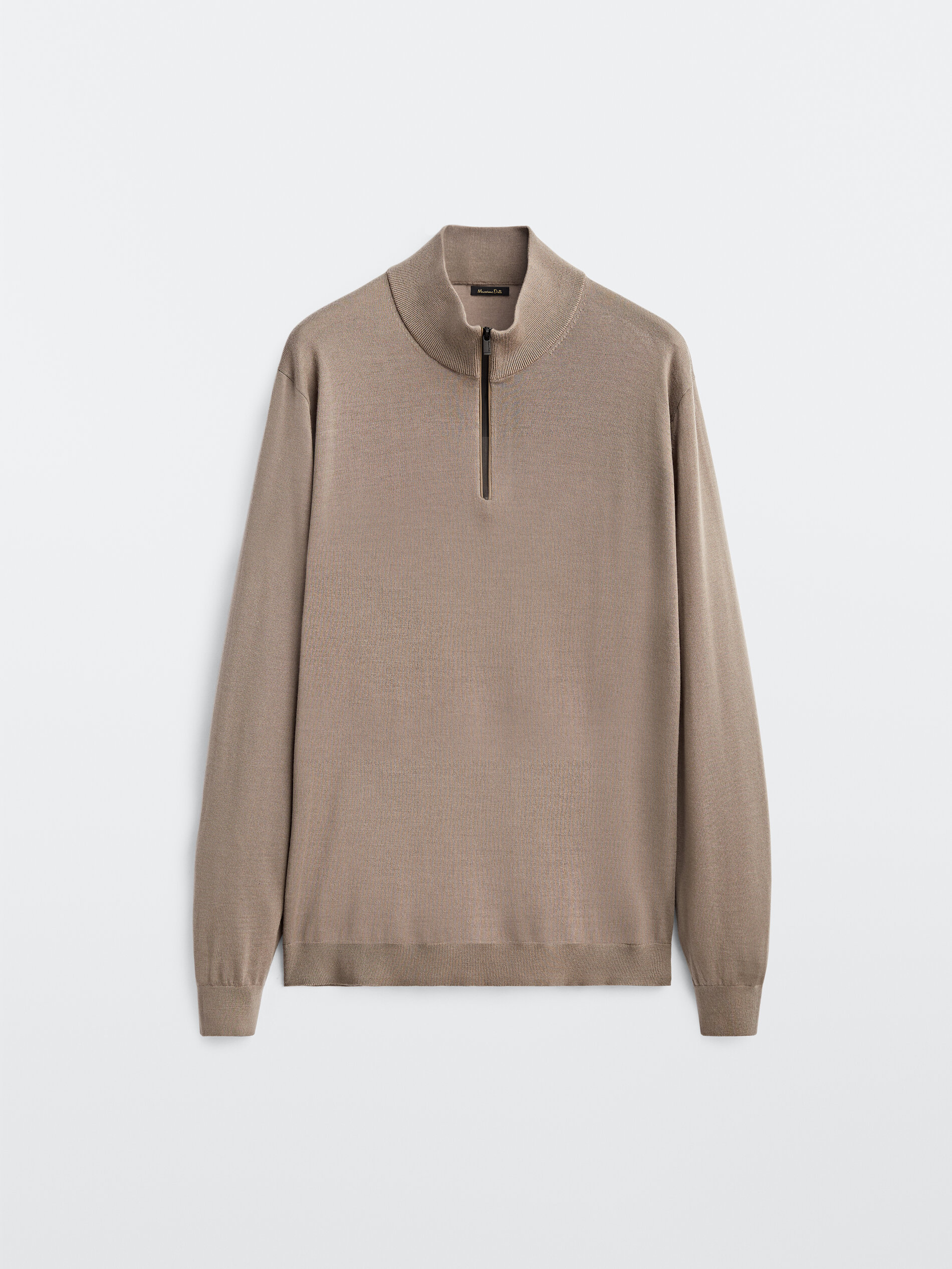 merino wool mock neck sweater