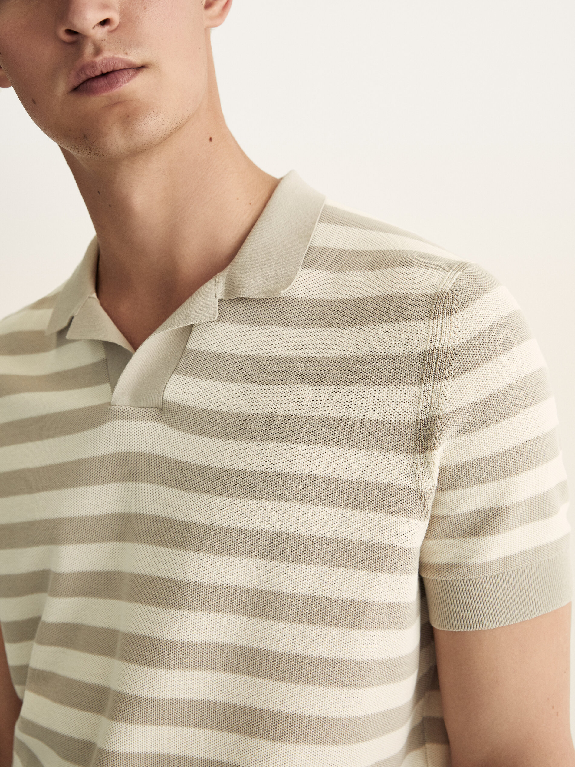sweater polo short sleeve