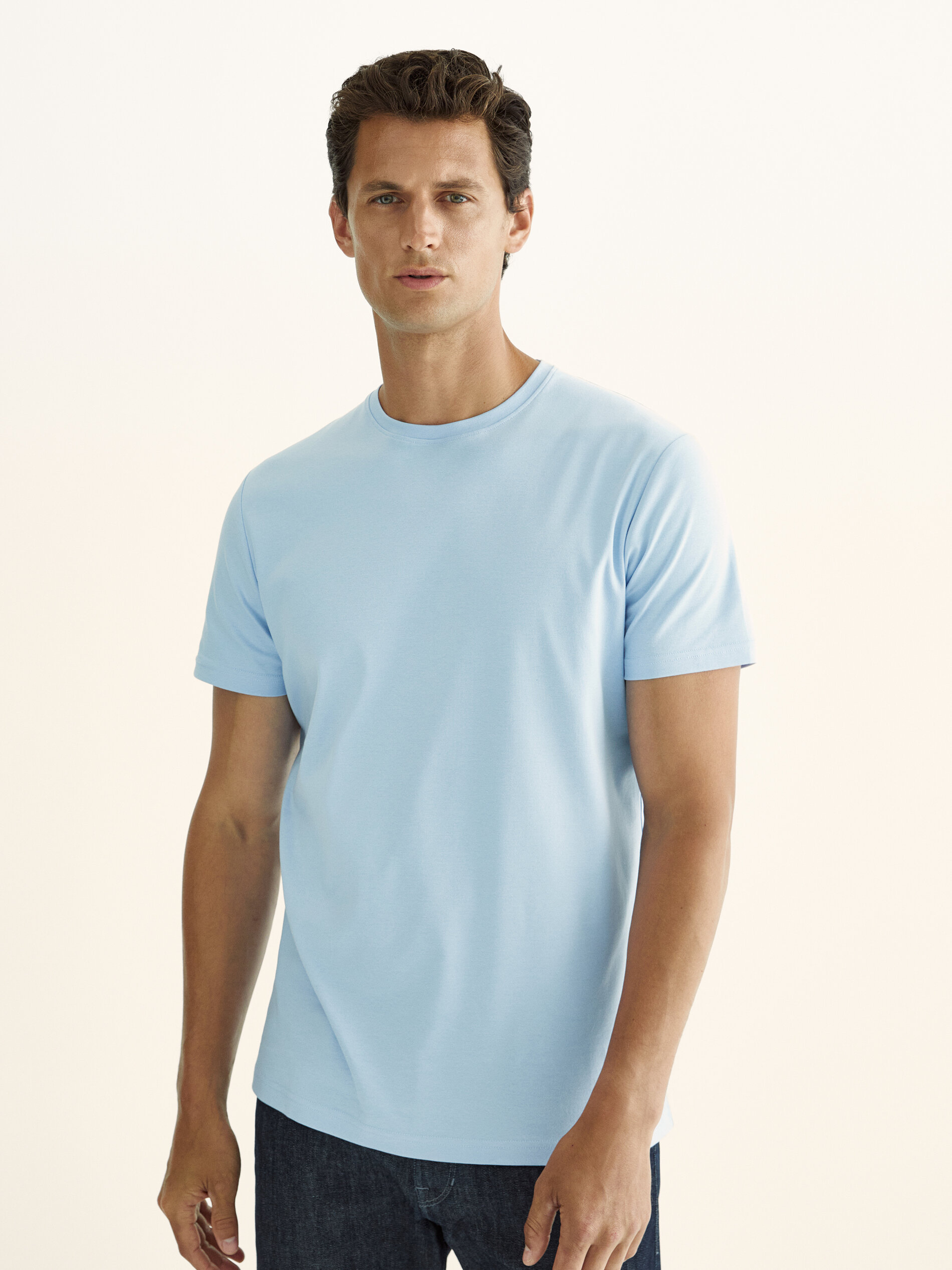 mercerised cotton t shirt