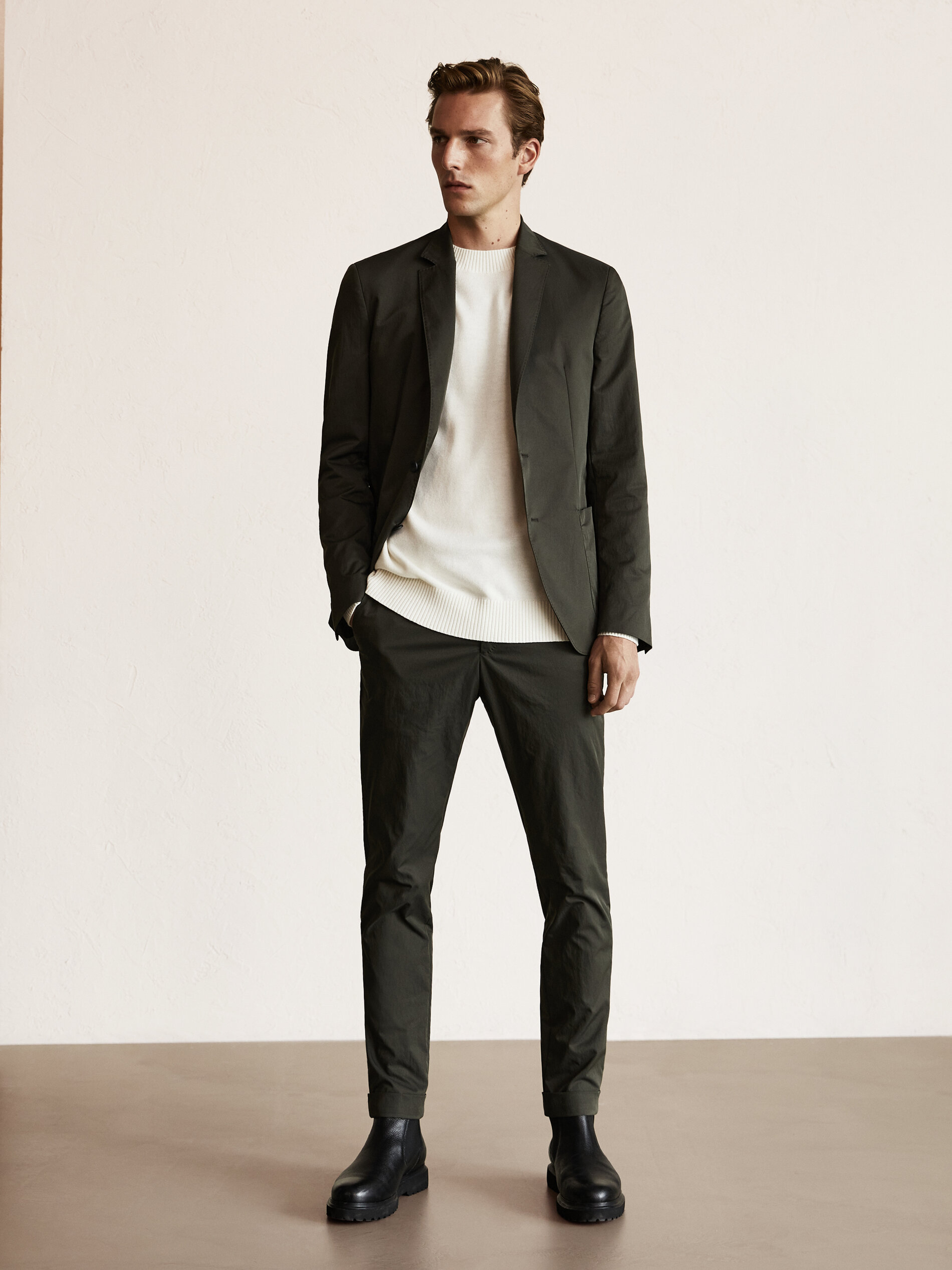 massimo dutti technical blazer