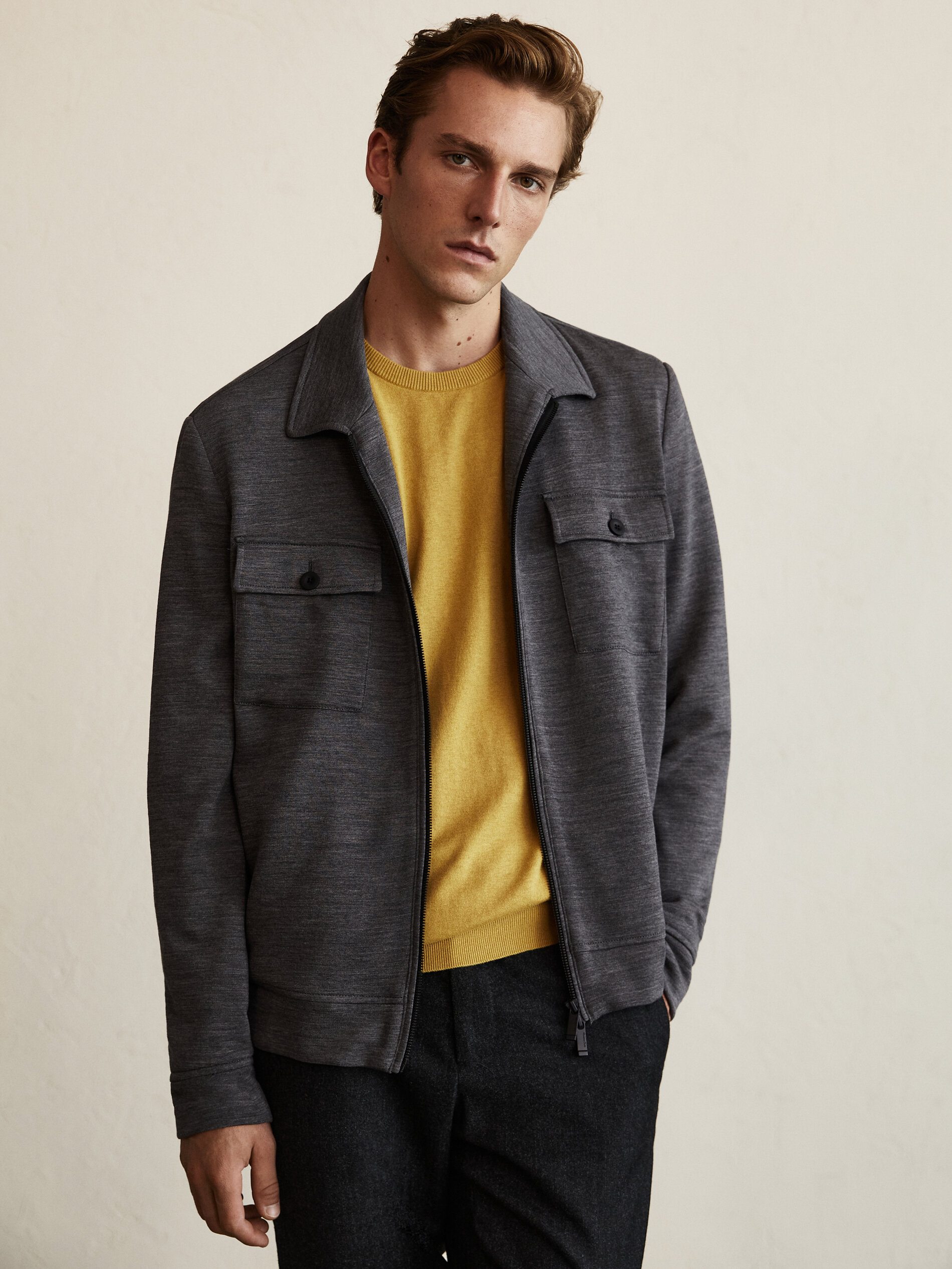 massimo dutti wool jacket