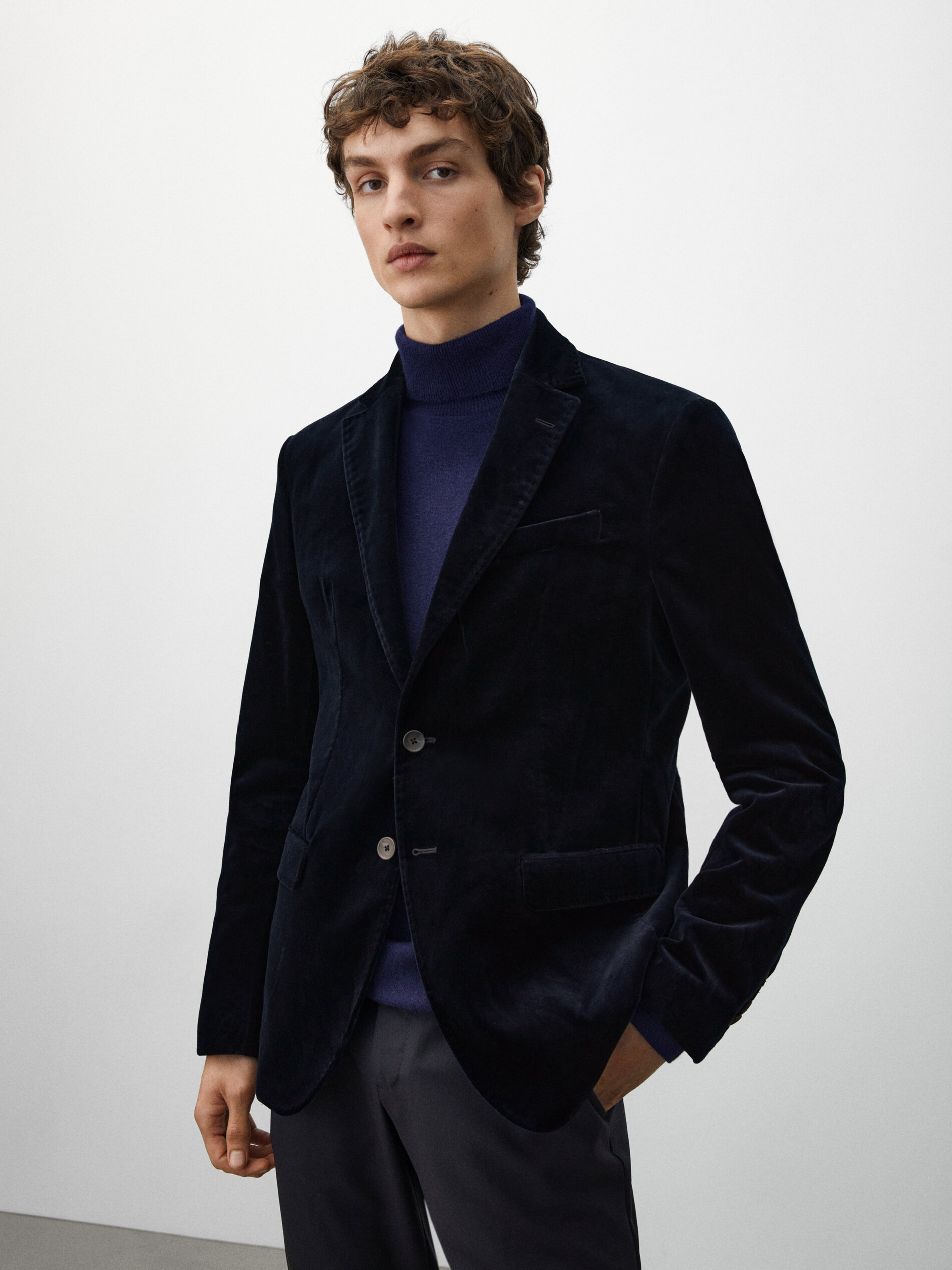 massimo dutti velvet jacket