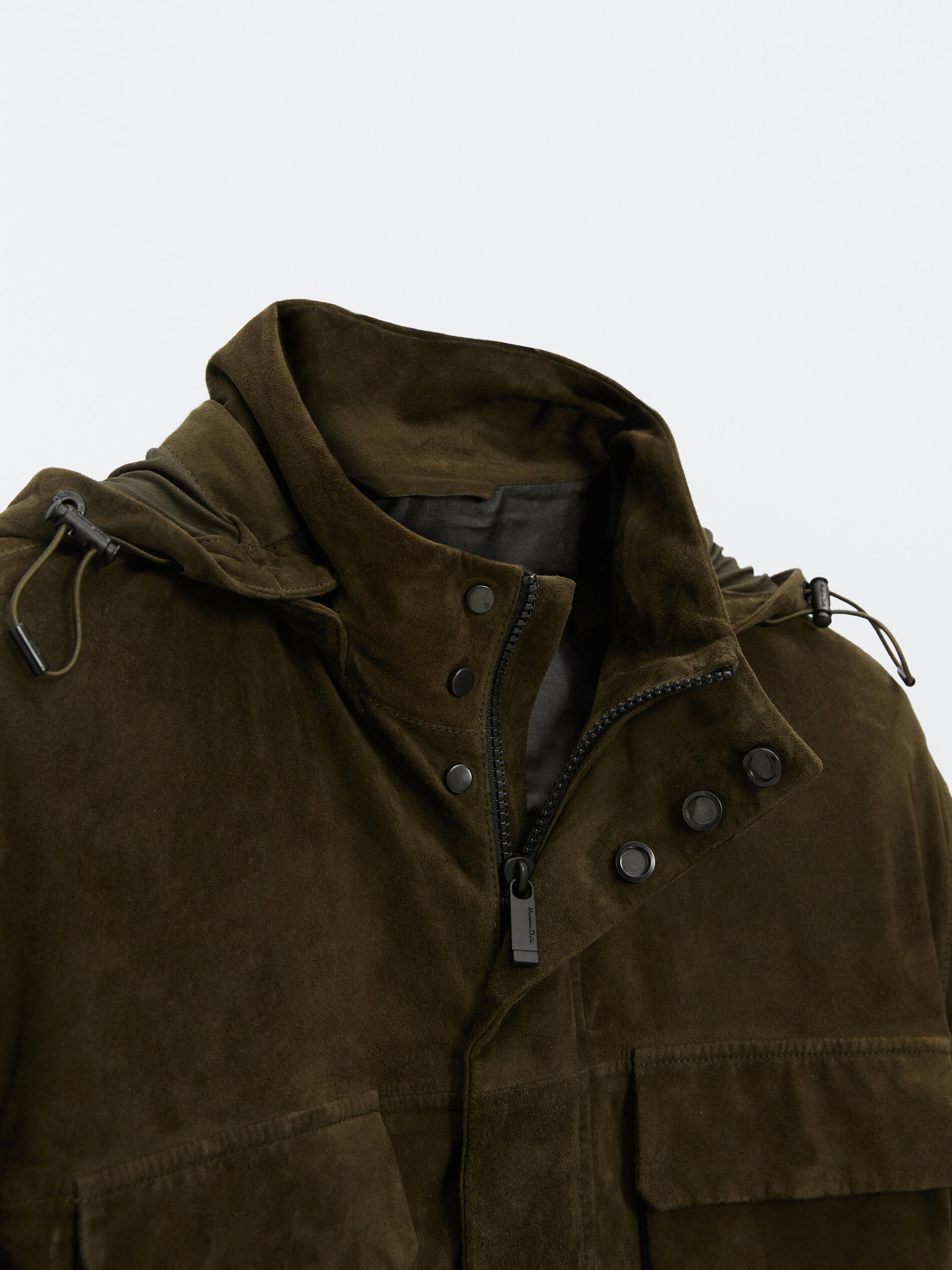 suede jacket massimo dutti