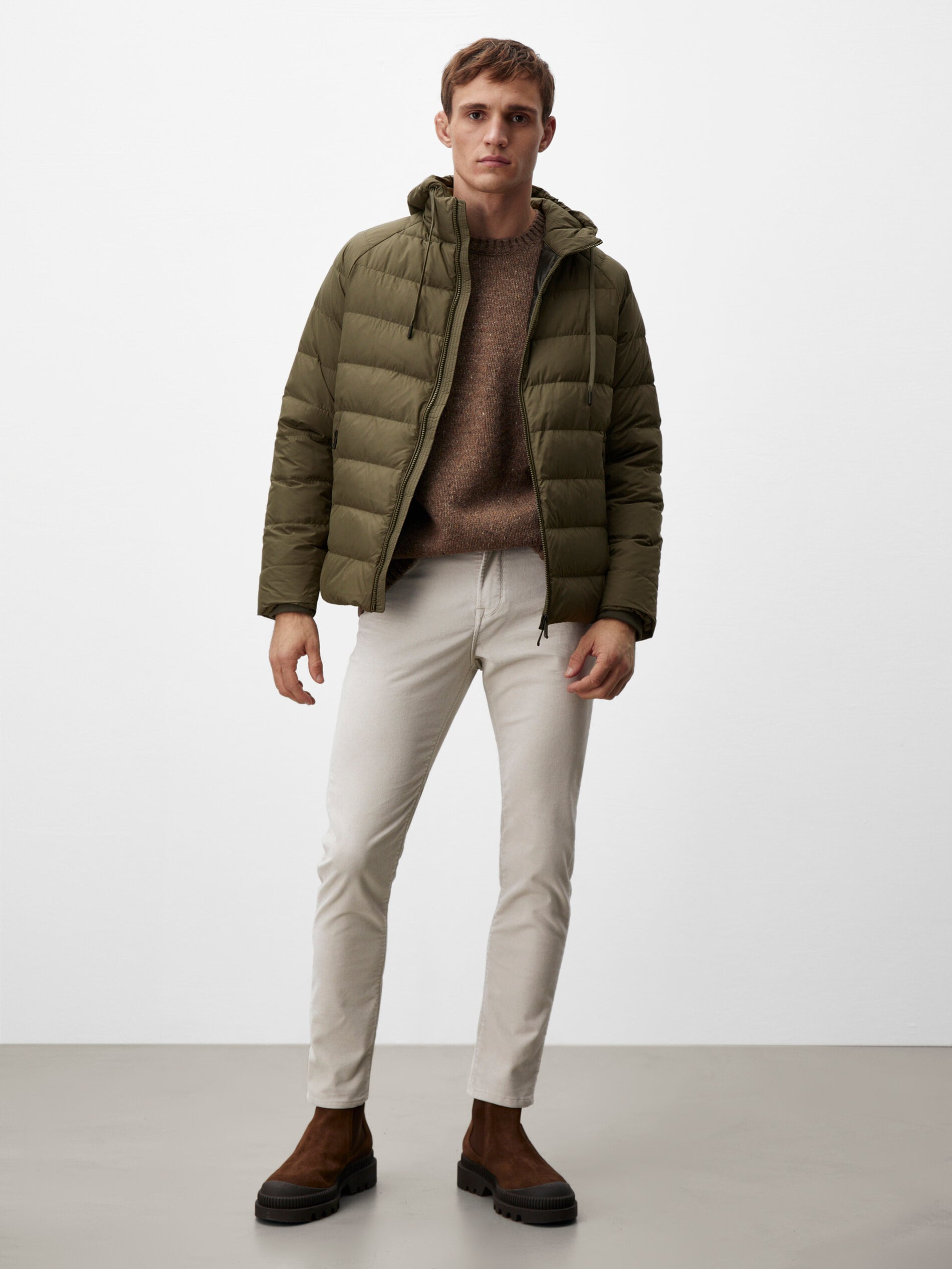 style a puffer jacket