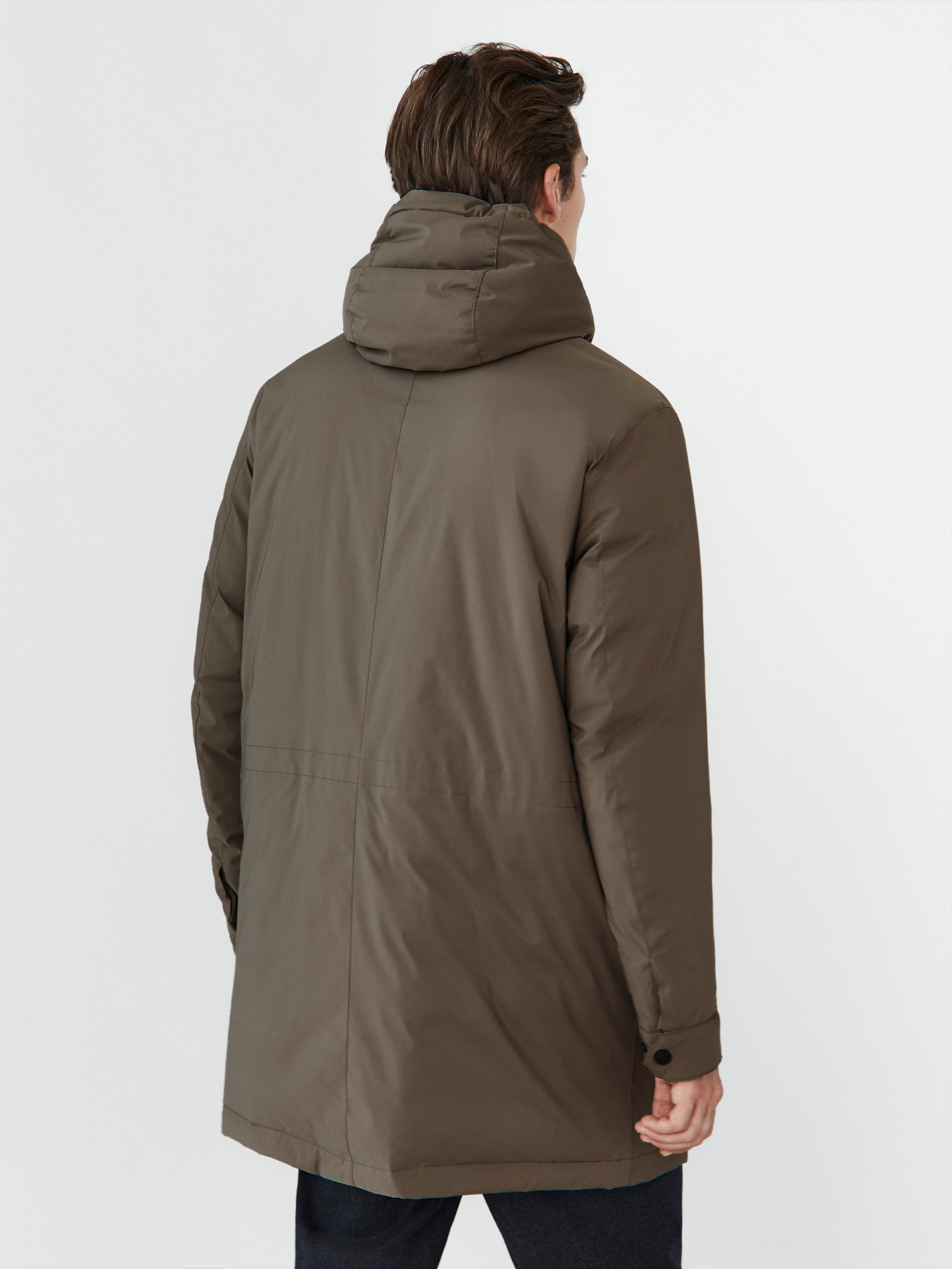 Feather parka with hood - Men - Massimo 