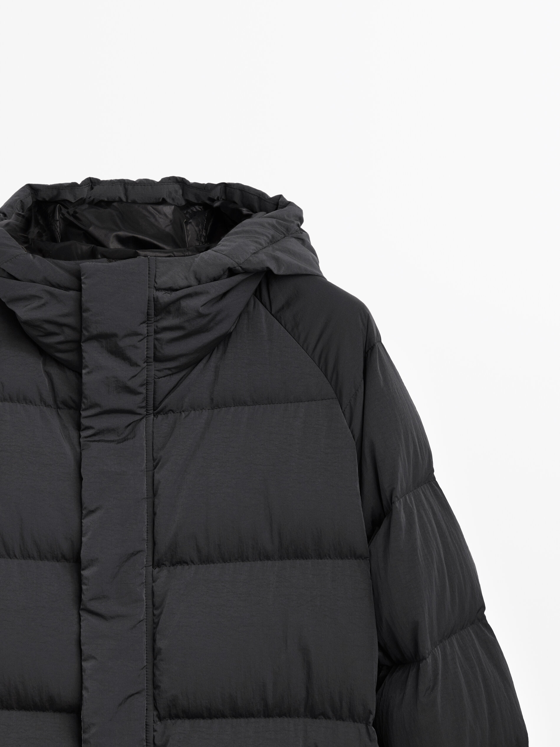 massimo dutti feather down jacket