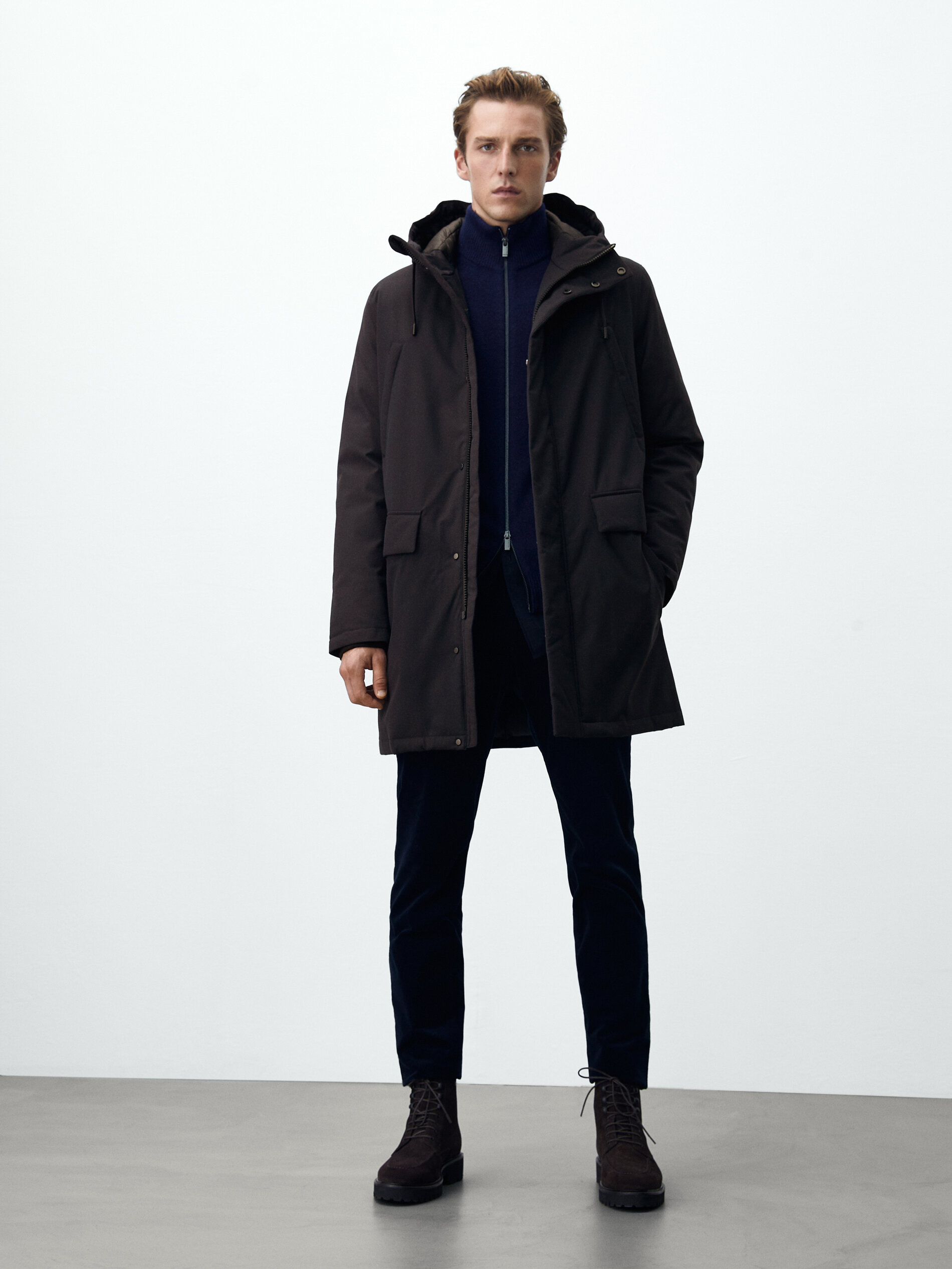 massimo dutti feather down jacket