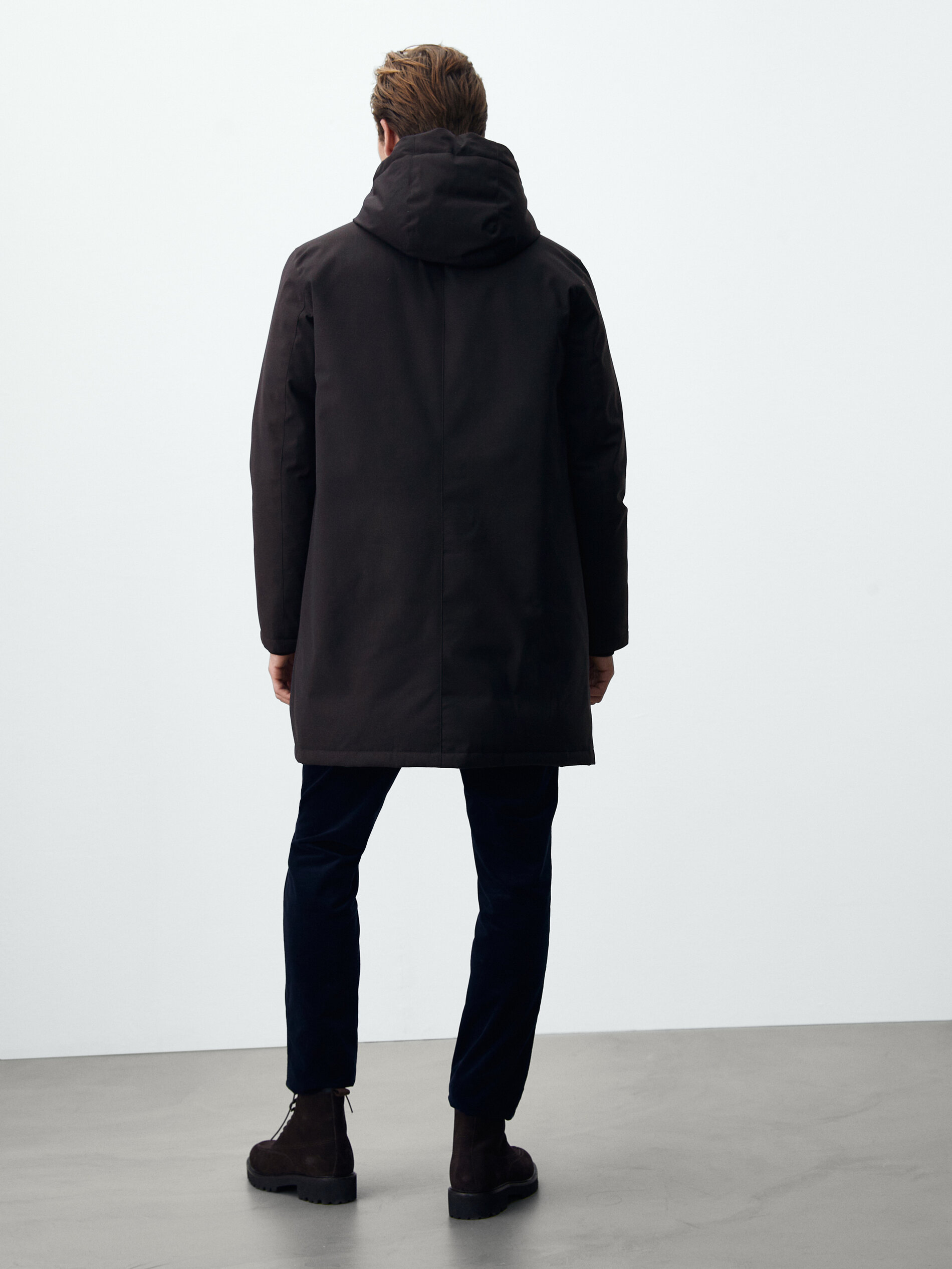 massimo dutti grey coat