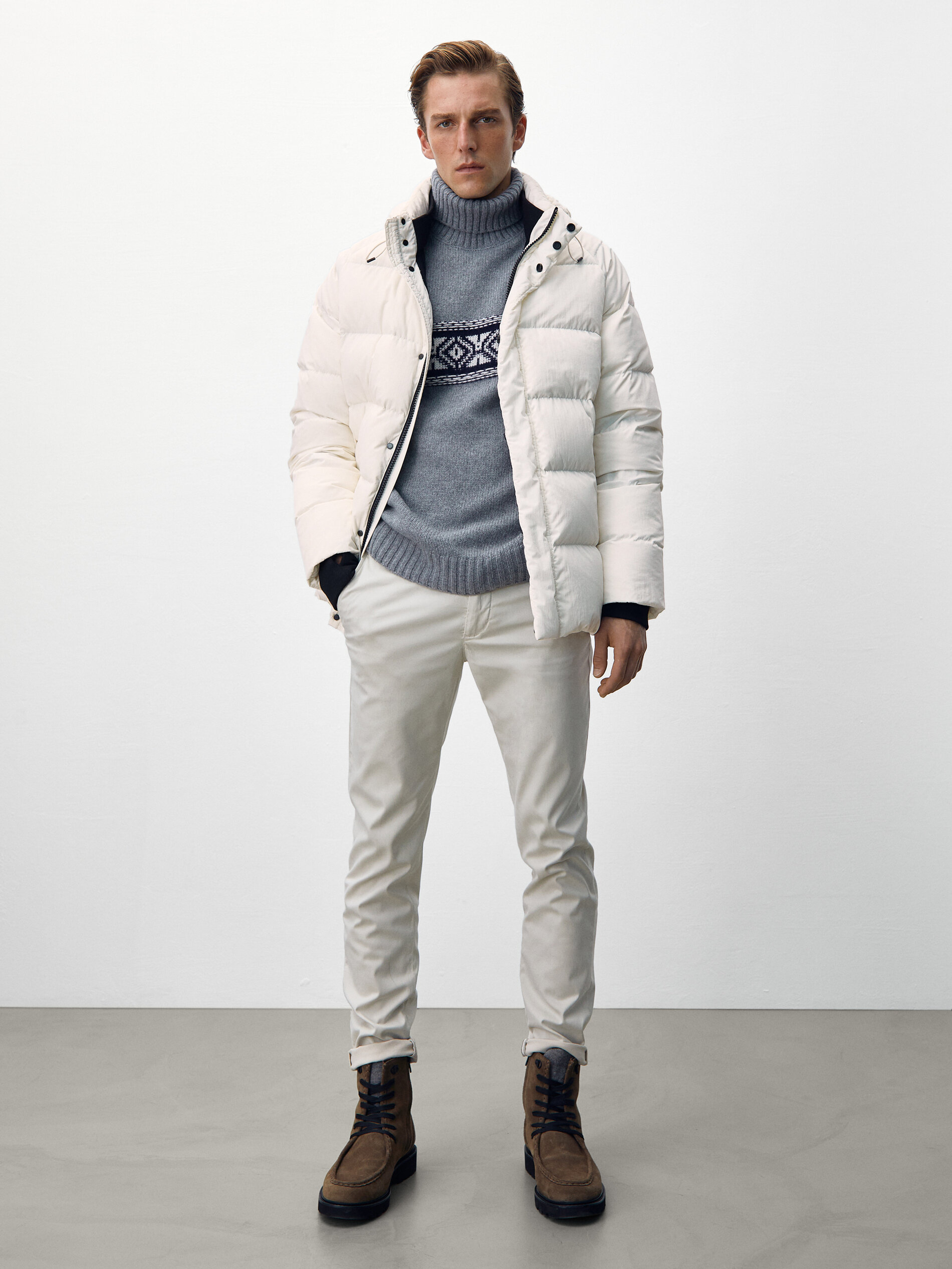 massimo dutti puffer jacket mens