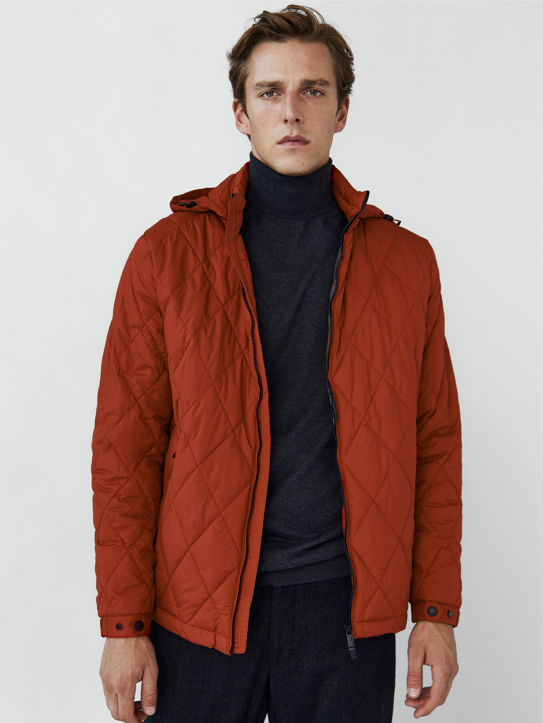 massimo dutti quilted jacket