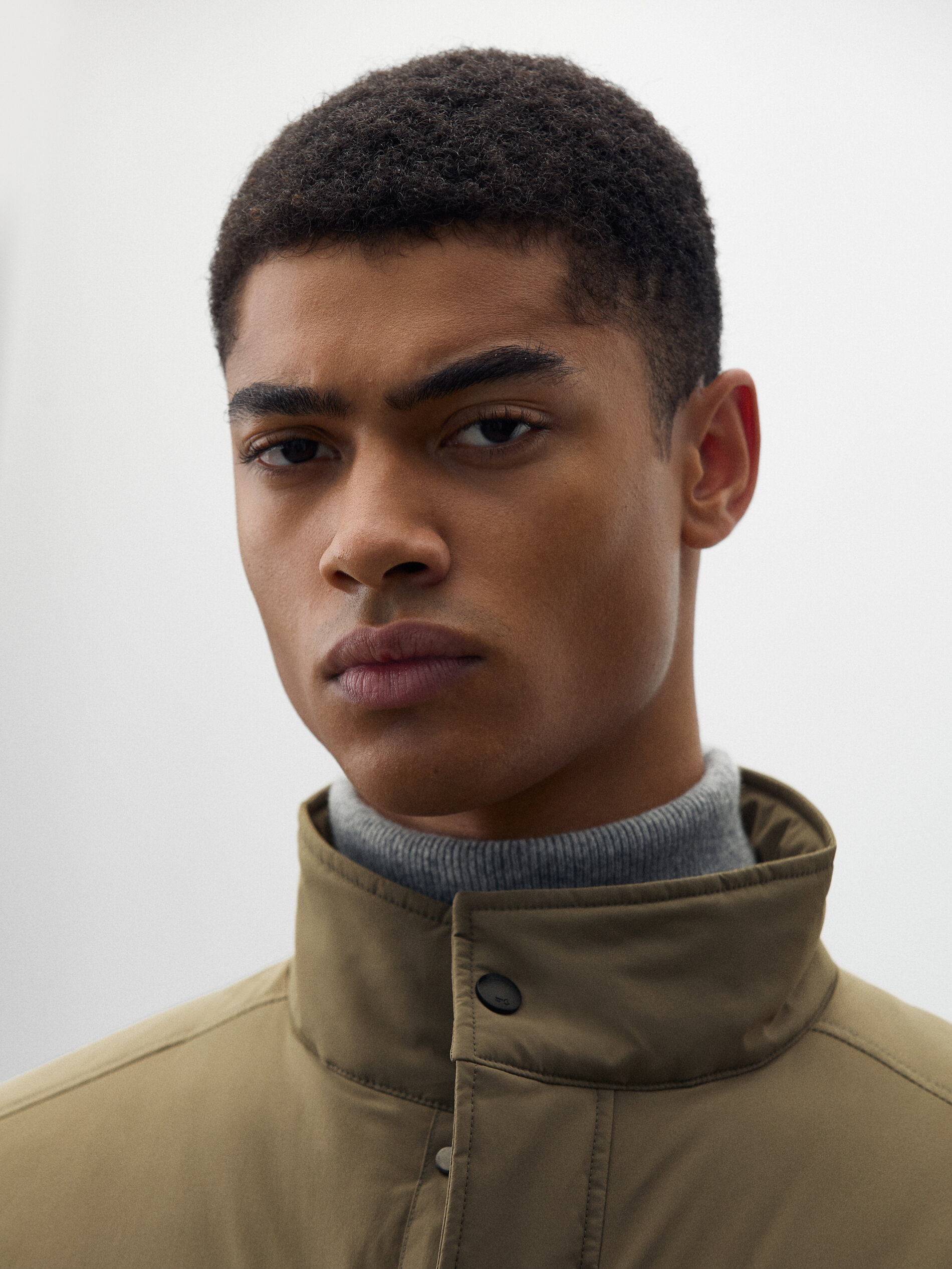 massimo dutti technical parka