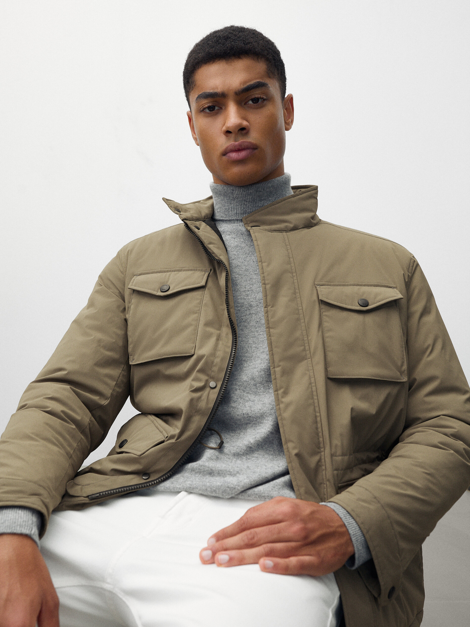 massimo dutti field jacket