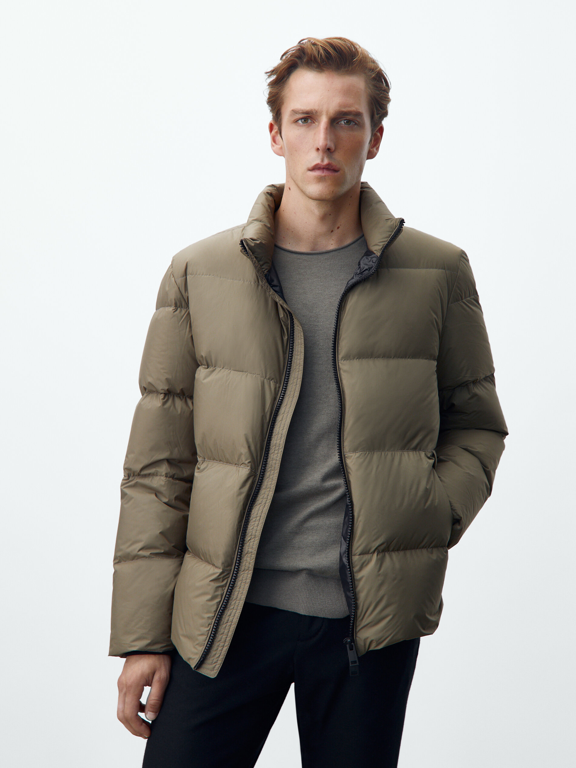 padded down jacket