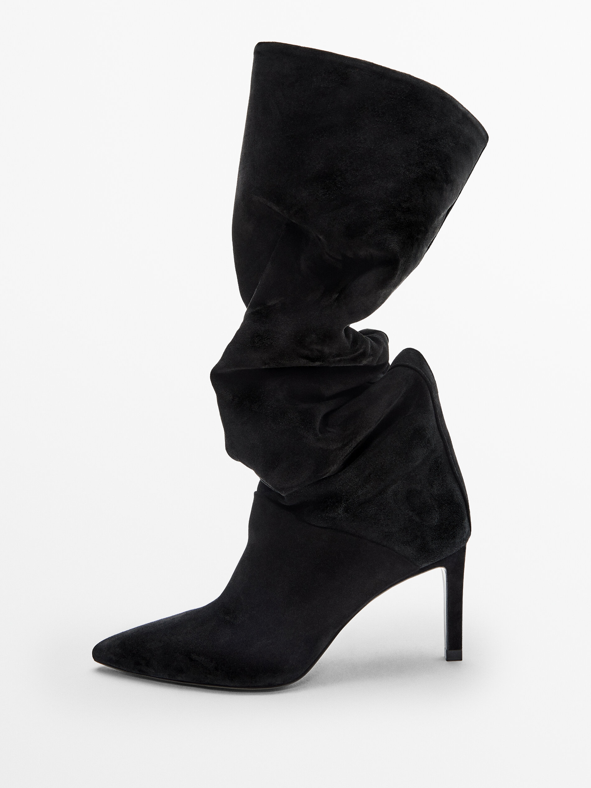 massimo dutti suede boots