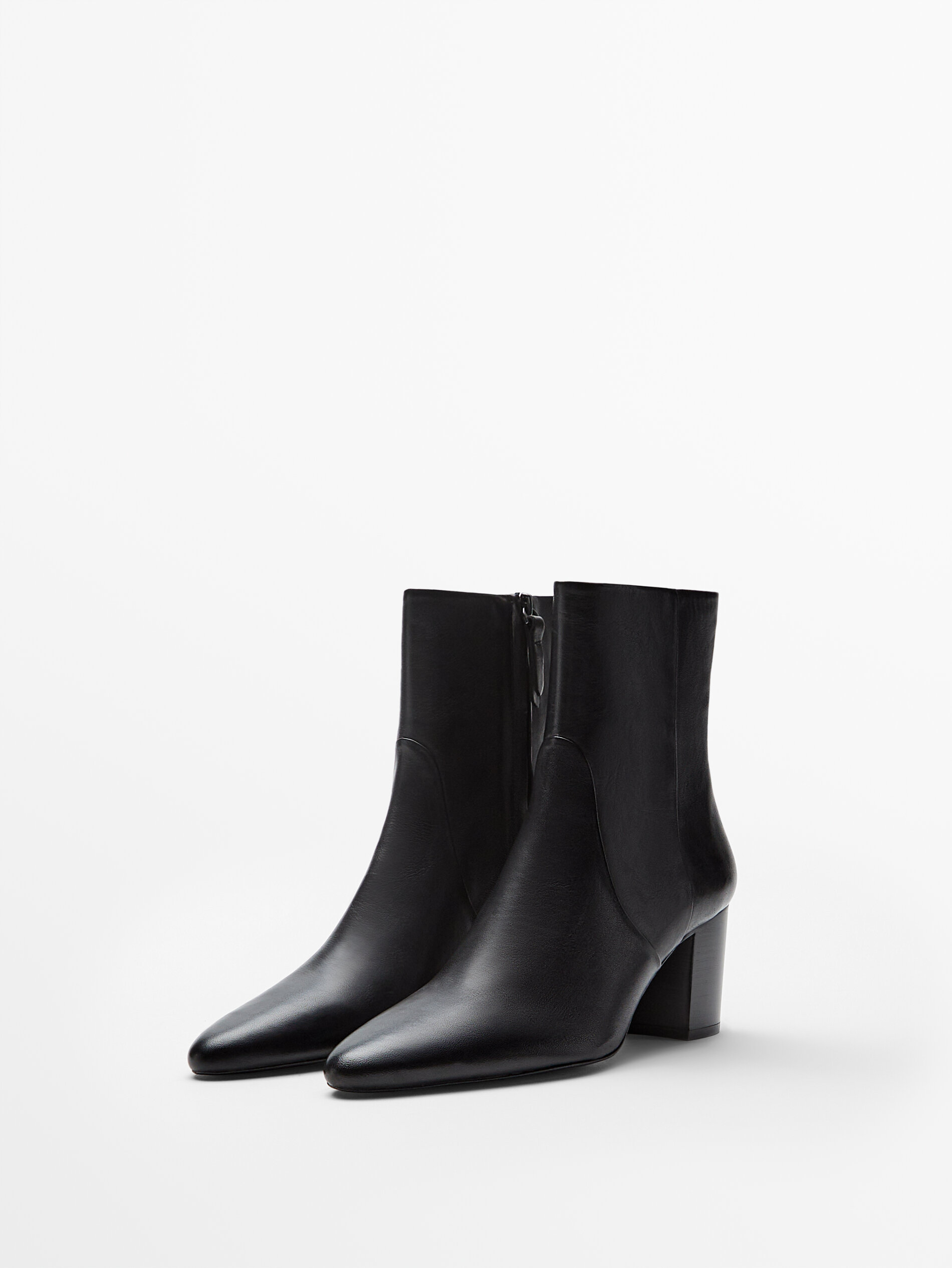 massimo dutti black boots