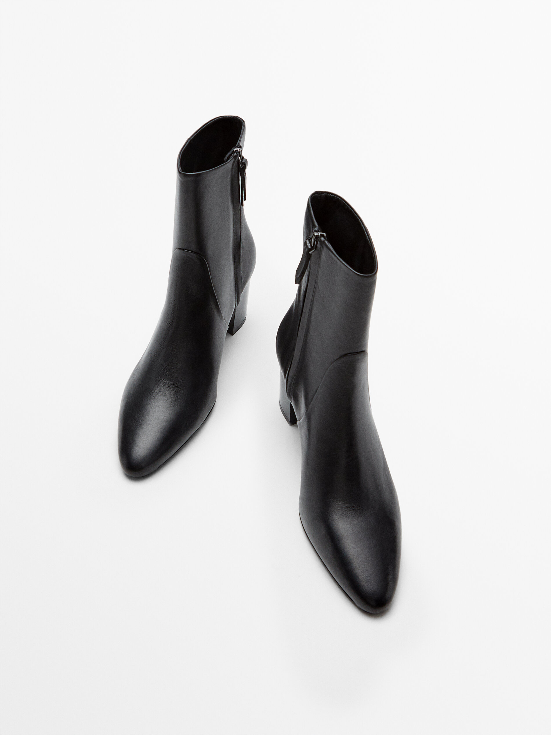 massimo dutti black boots